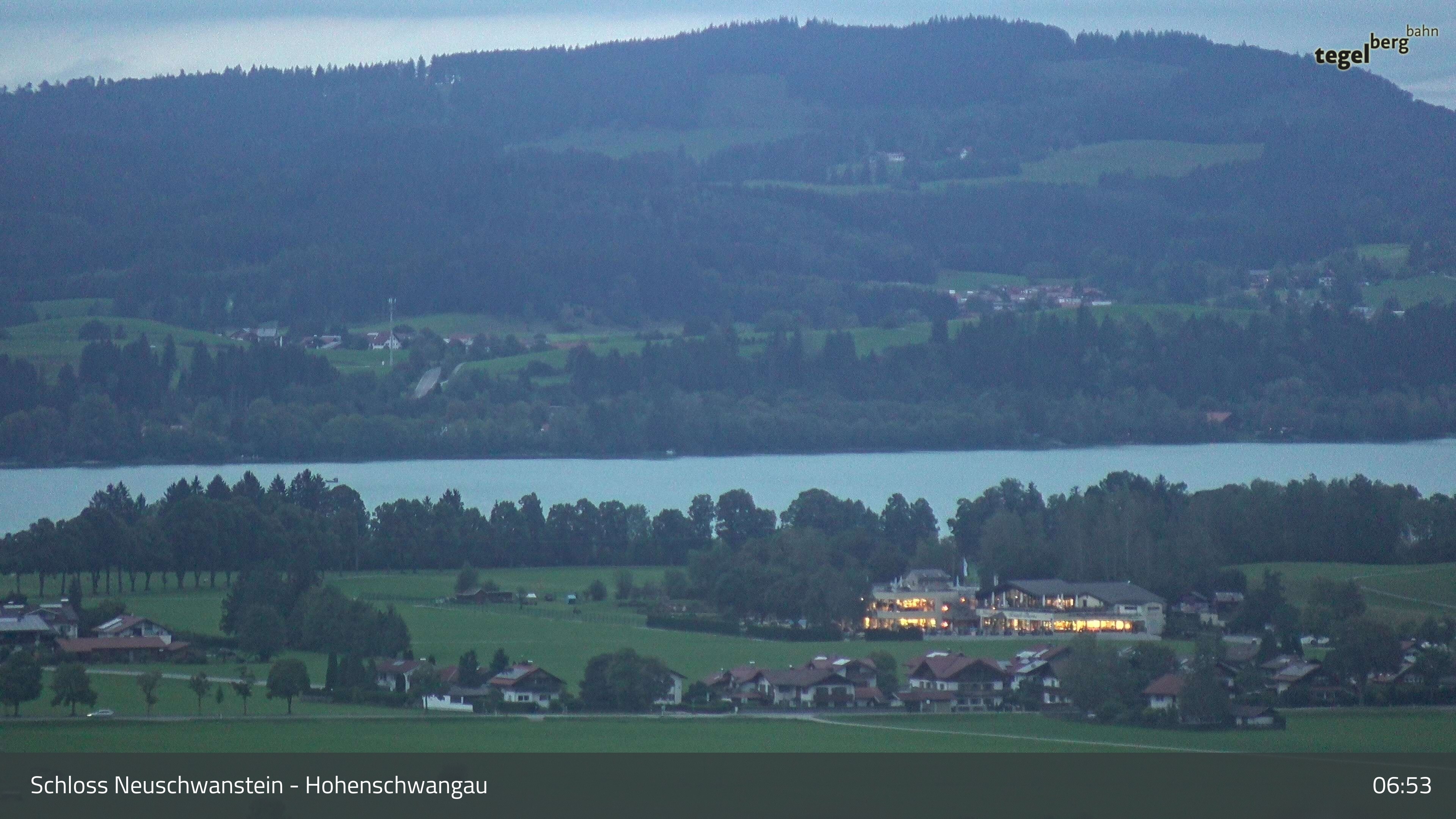 Archiv Foto Webcam Forggensee, Südufer und Schwangau