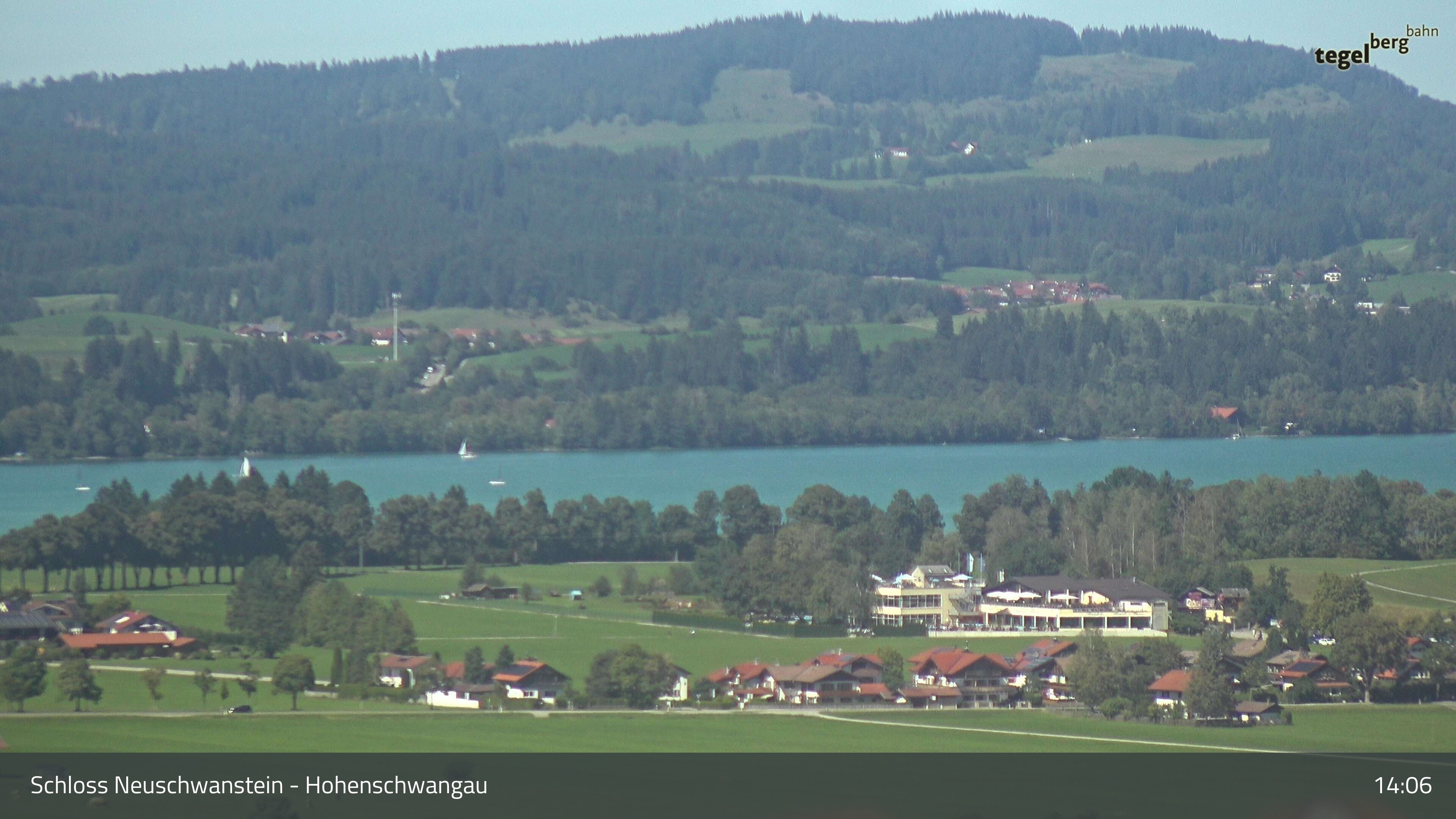 Archiv Foto Webcam Forggensee, Südufer und Schwangau