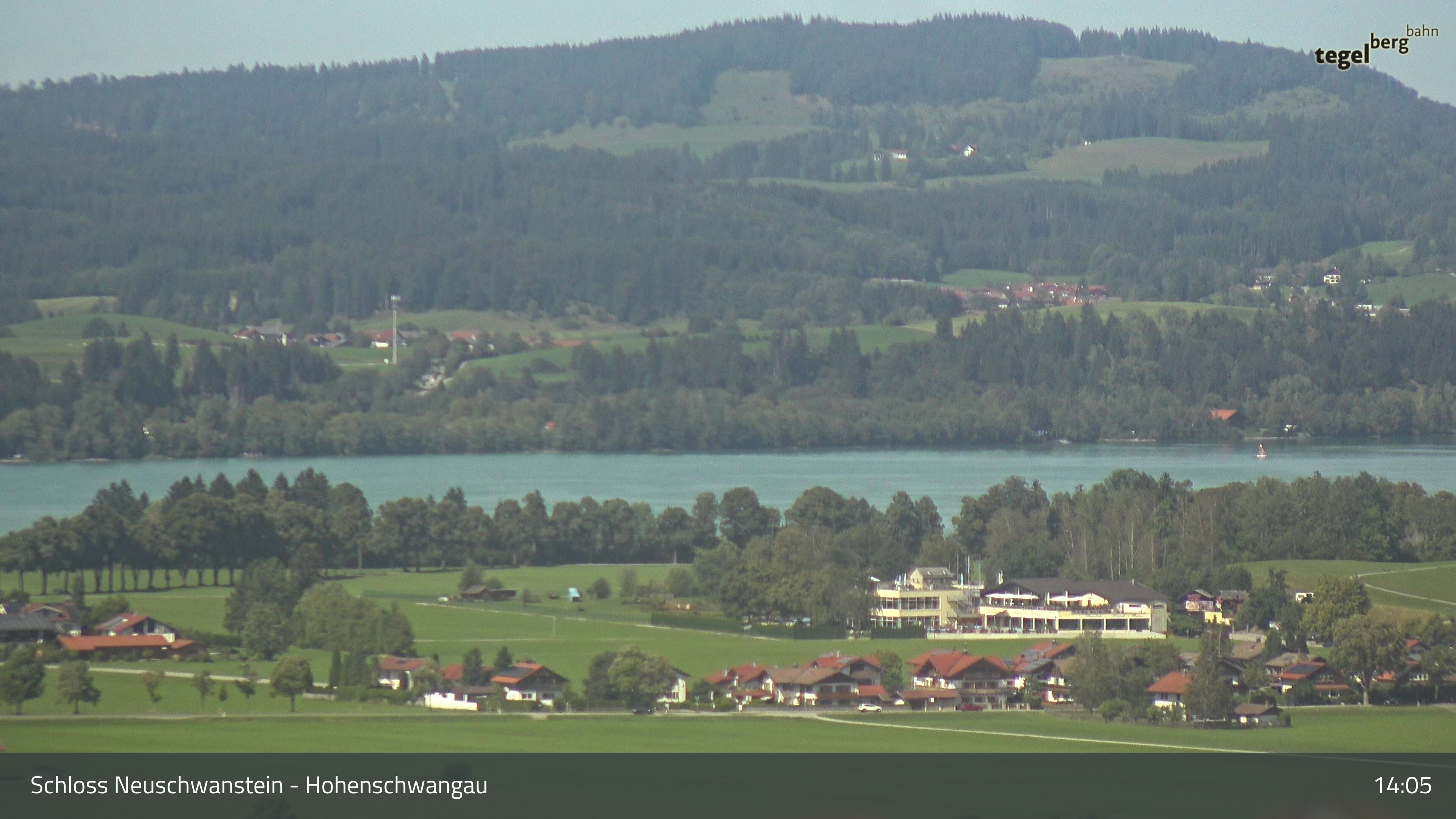 Archiv Foto Webcam Forggensee, Südufer und Schwangau