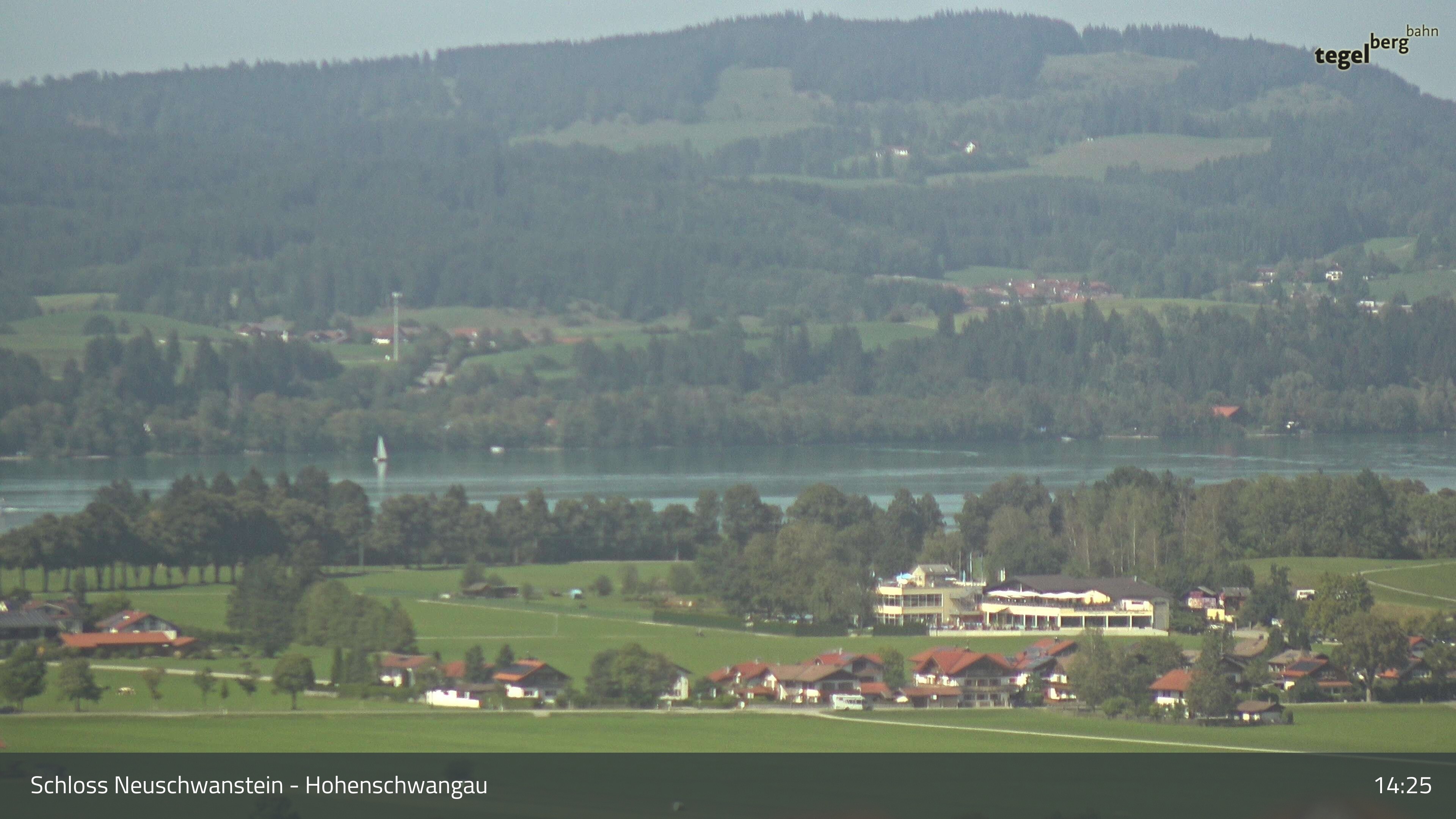 Archiv Foto Webcam Forggensee, Südufer und Schwangau