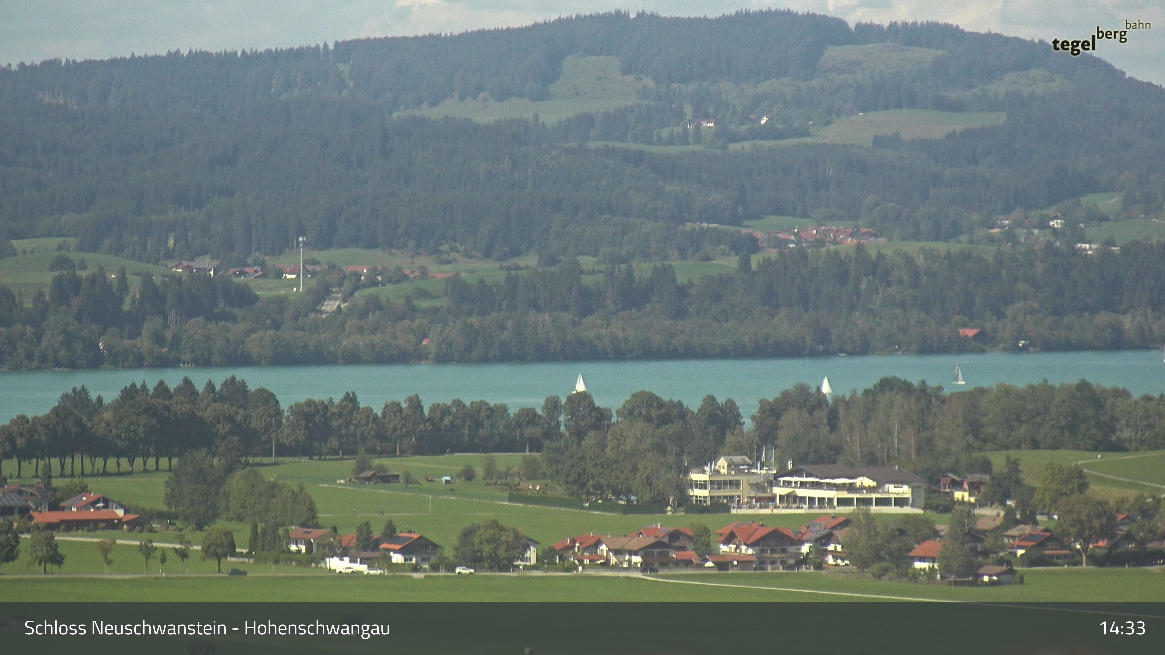 Archiv Foto Webcam Forggensee, Südufer und Schwangau