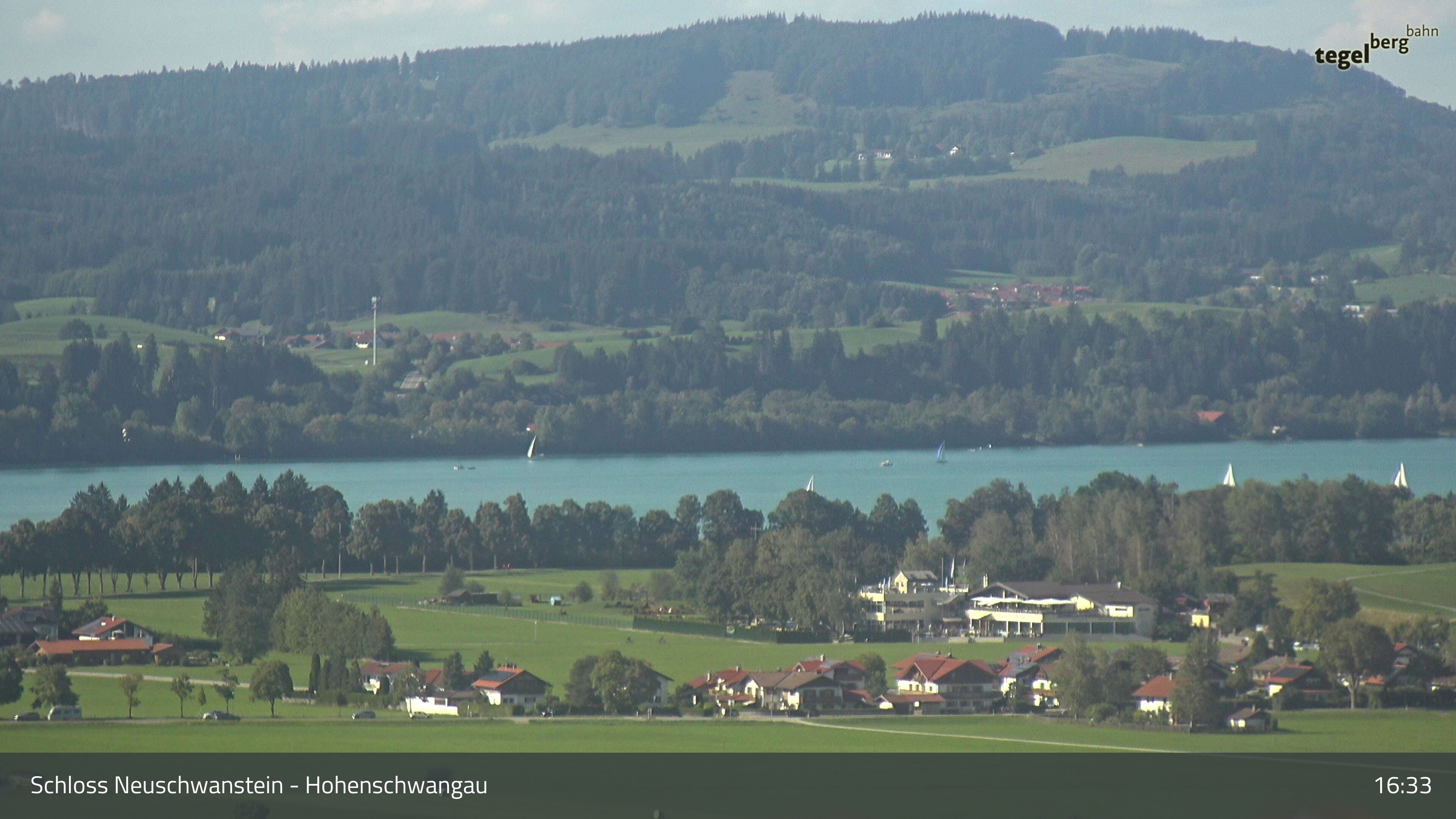 Archiv Foto Webcam Forggensee, Südufer und Schwangau