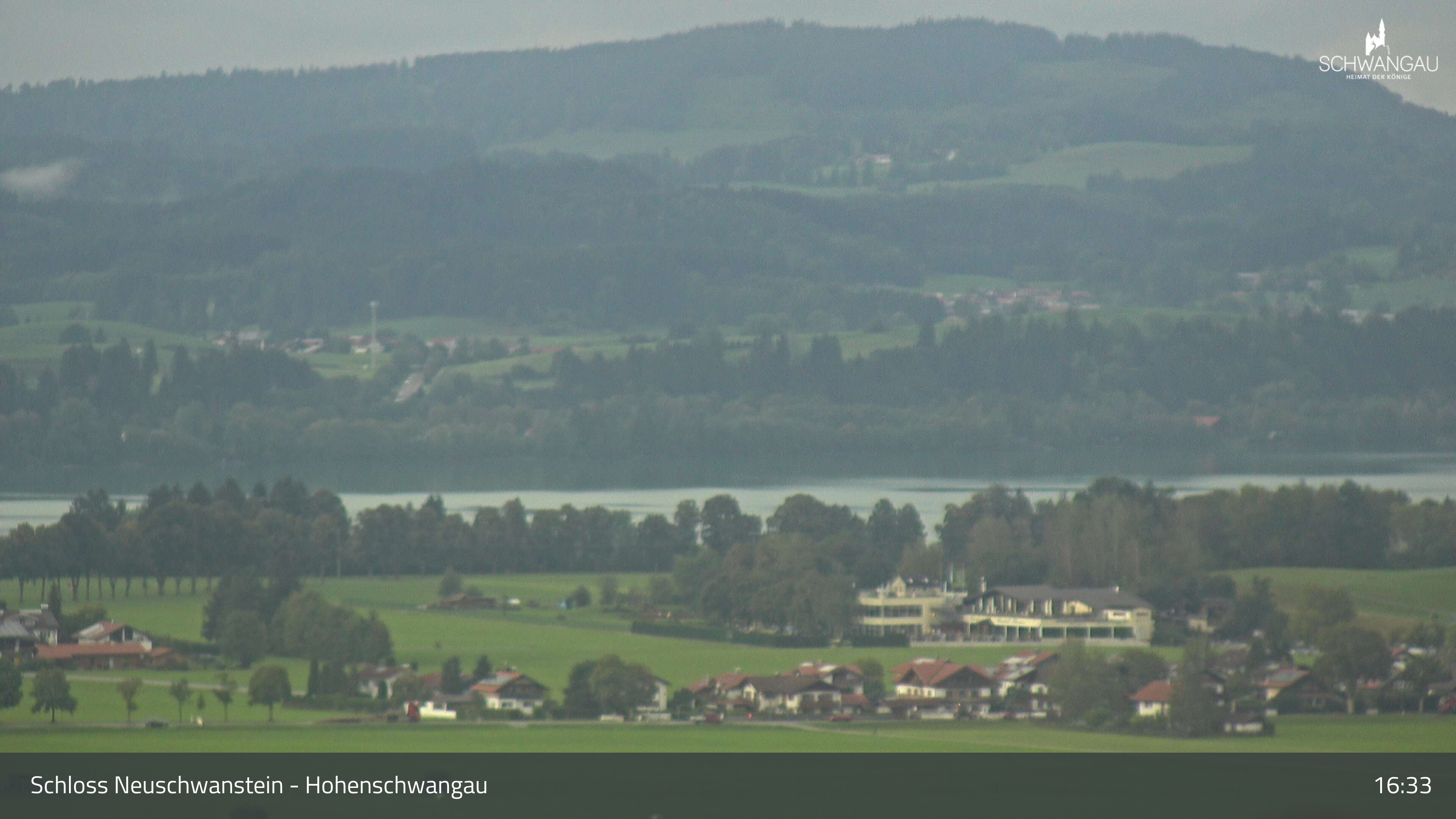 Archiv Foto Webcam Forggensee, Südufer und Schwangau