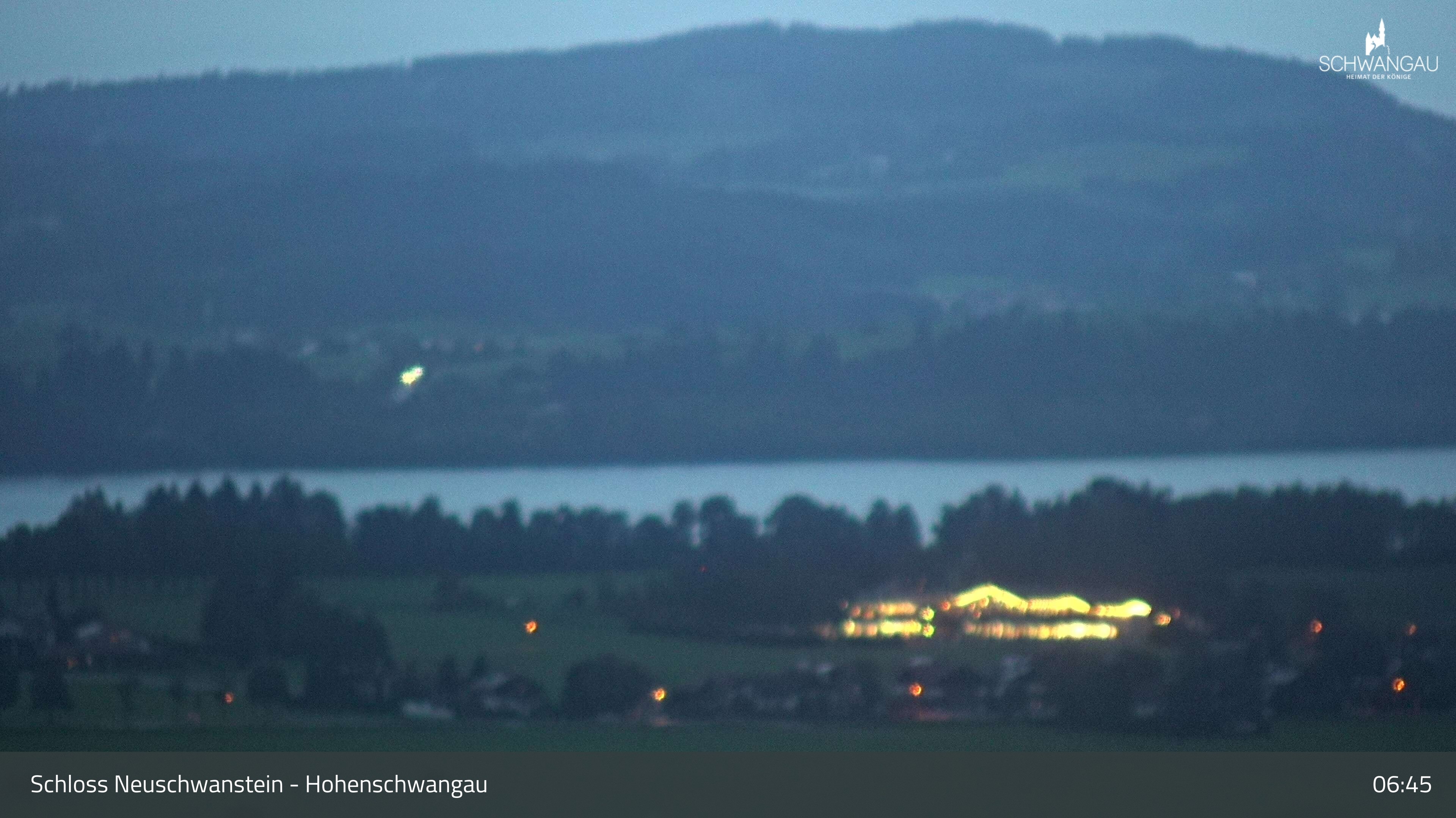 Archiv Foto Webcam Forggensee, Südufer und Schwangau