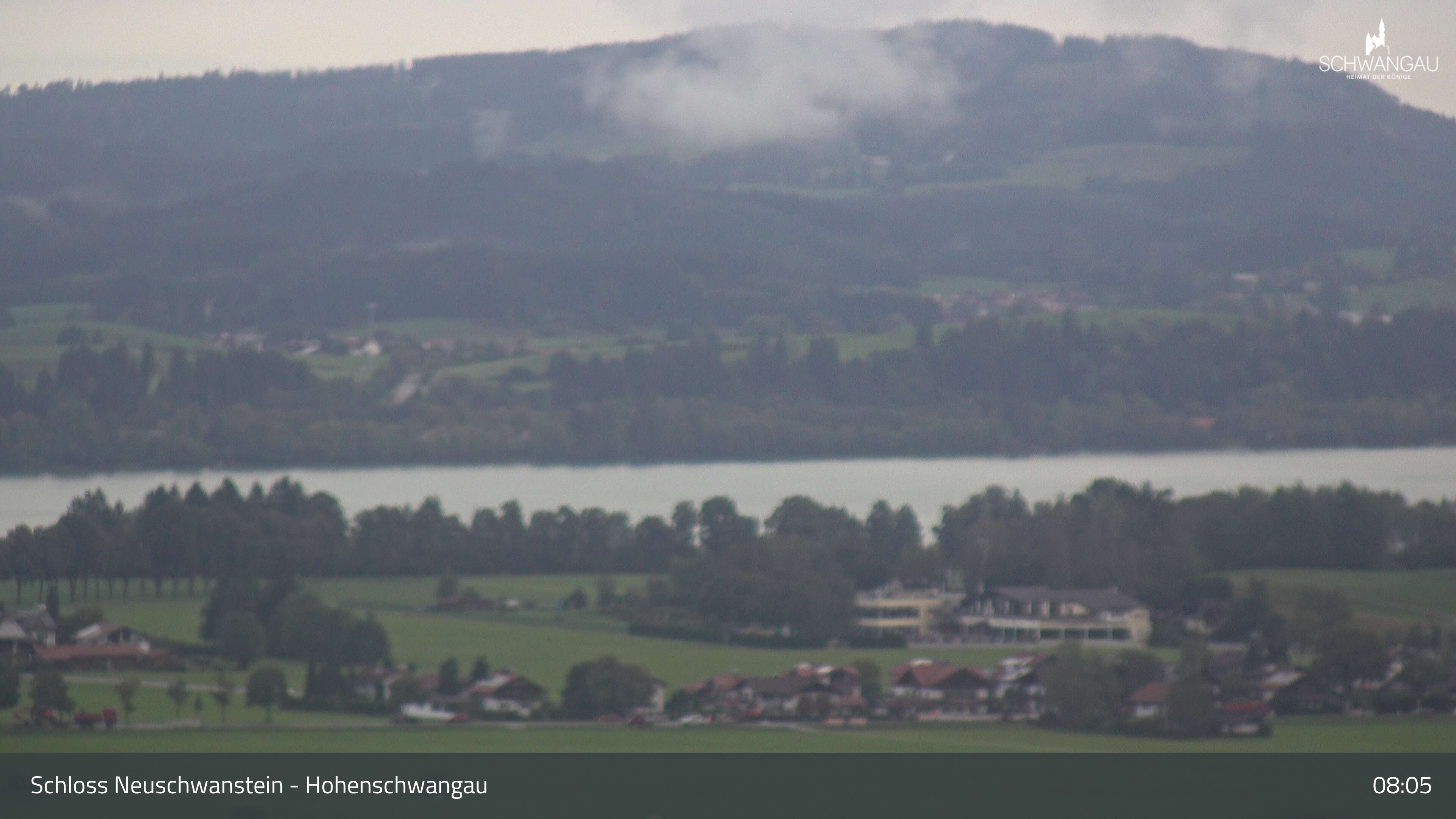 Archiv Foto Webcam Forggensee, Südufer und Schwangau