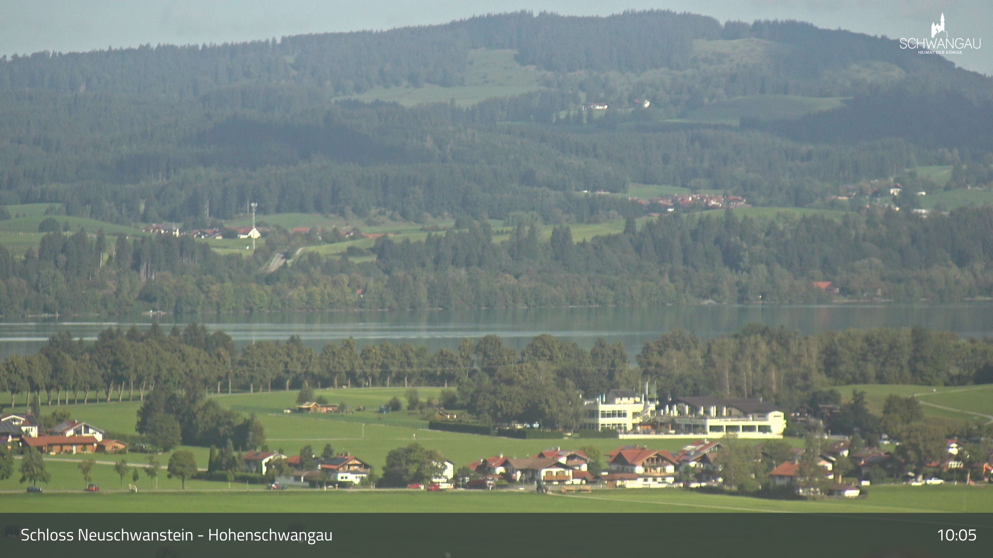 Archiv Foto Webcam Forggensee, Südufer und Schwangau