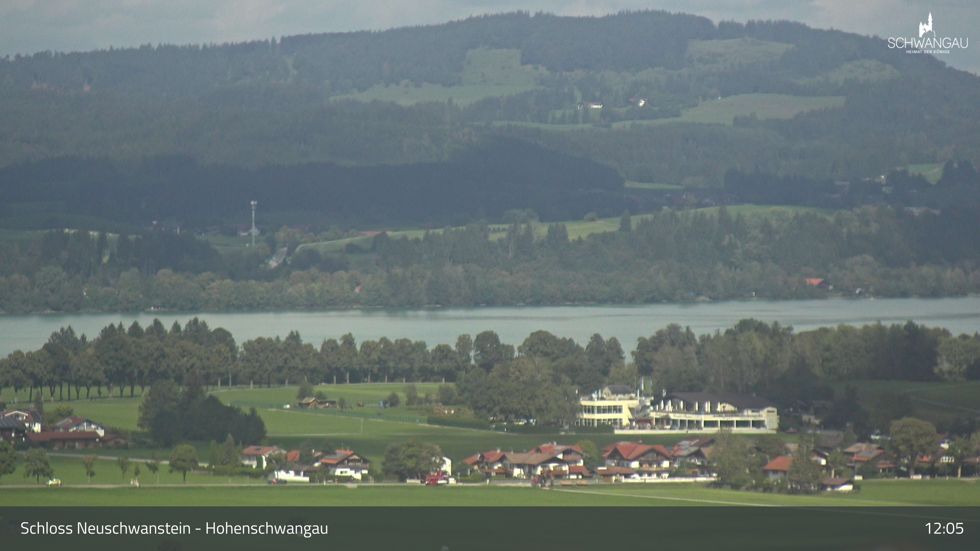 Archiv Foto Webcam Forggensee, Südufer und Schwangau