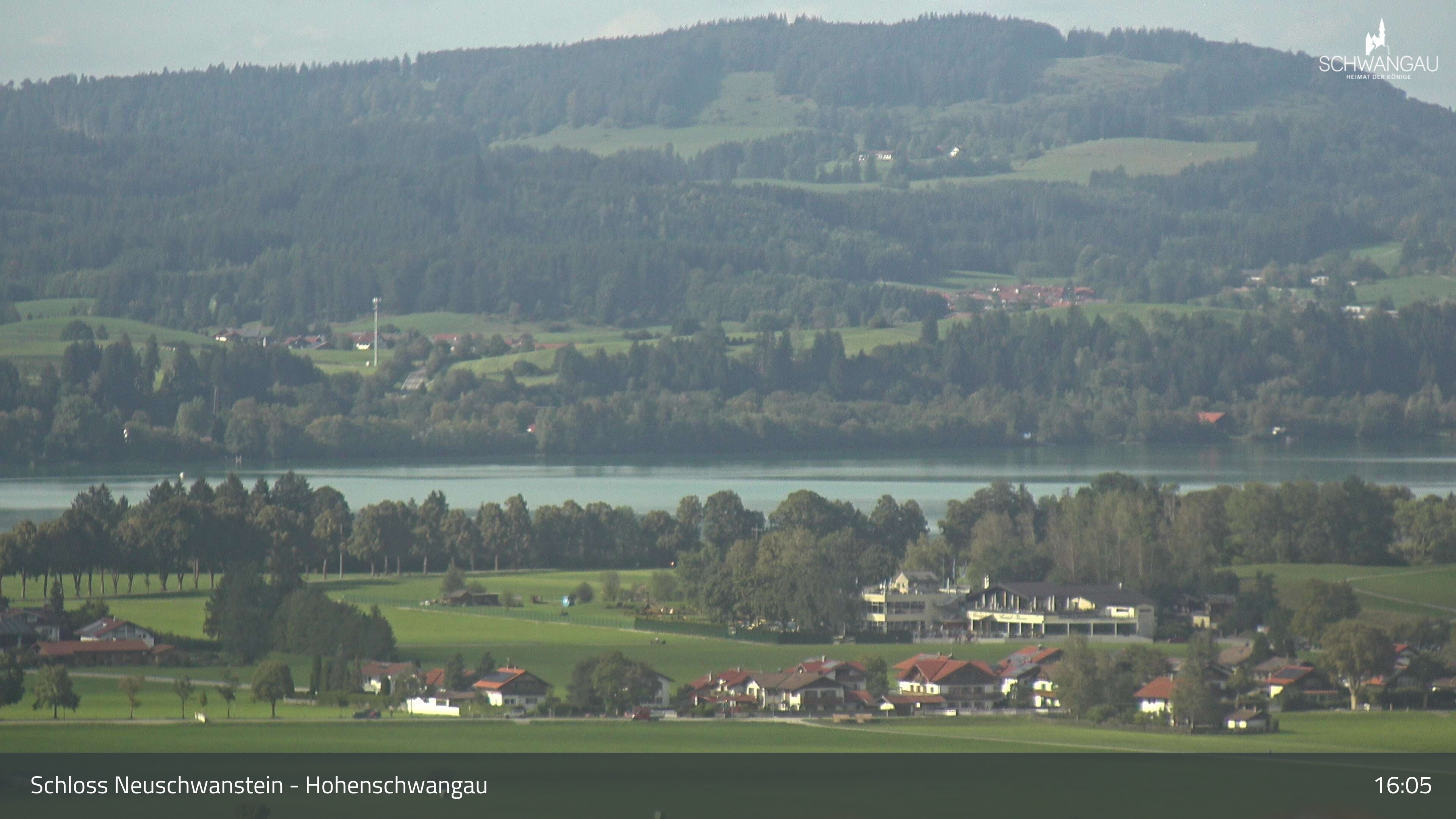 Archiv Foto Webcam Forggensee, Südufer und Schwangau