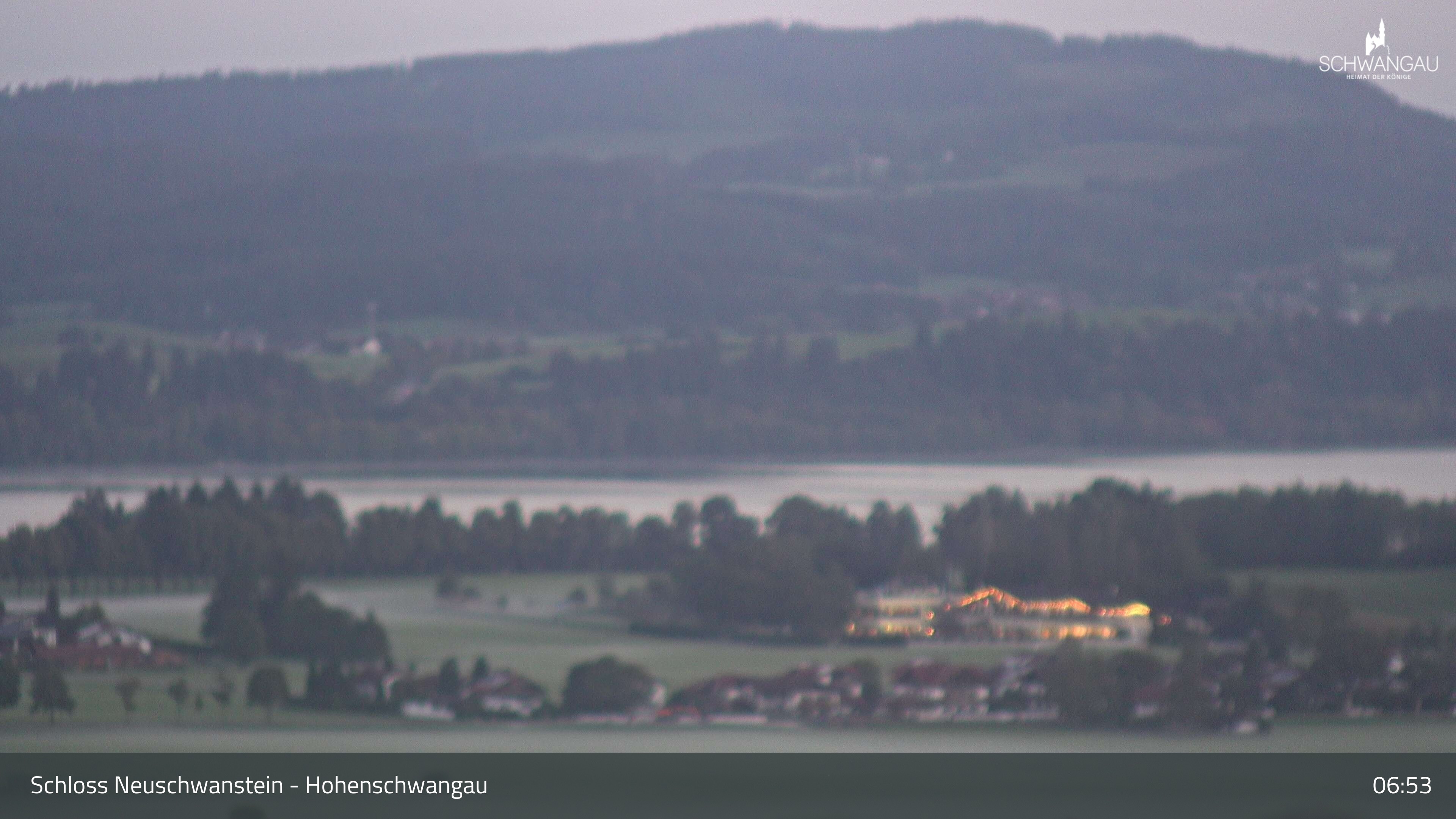 Archiv Foto Webcam Forggensee, Südufer und Schwangau