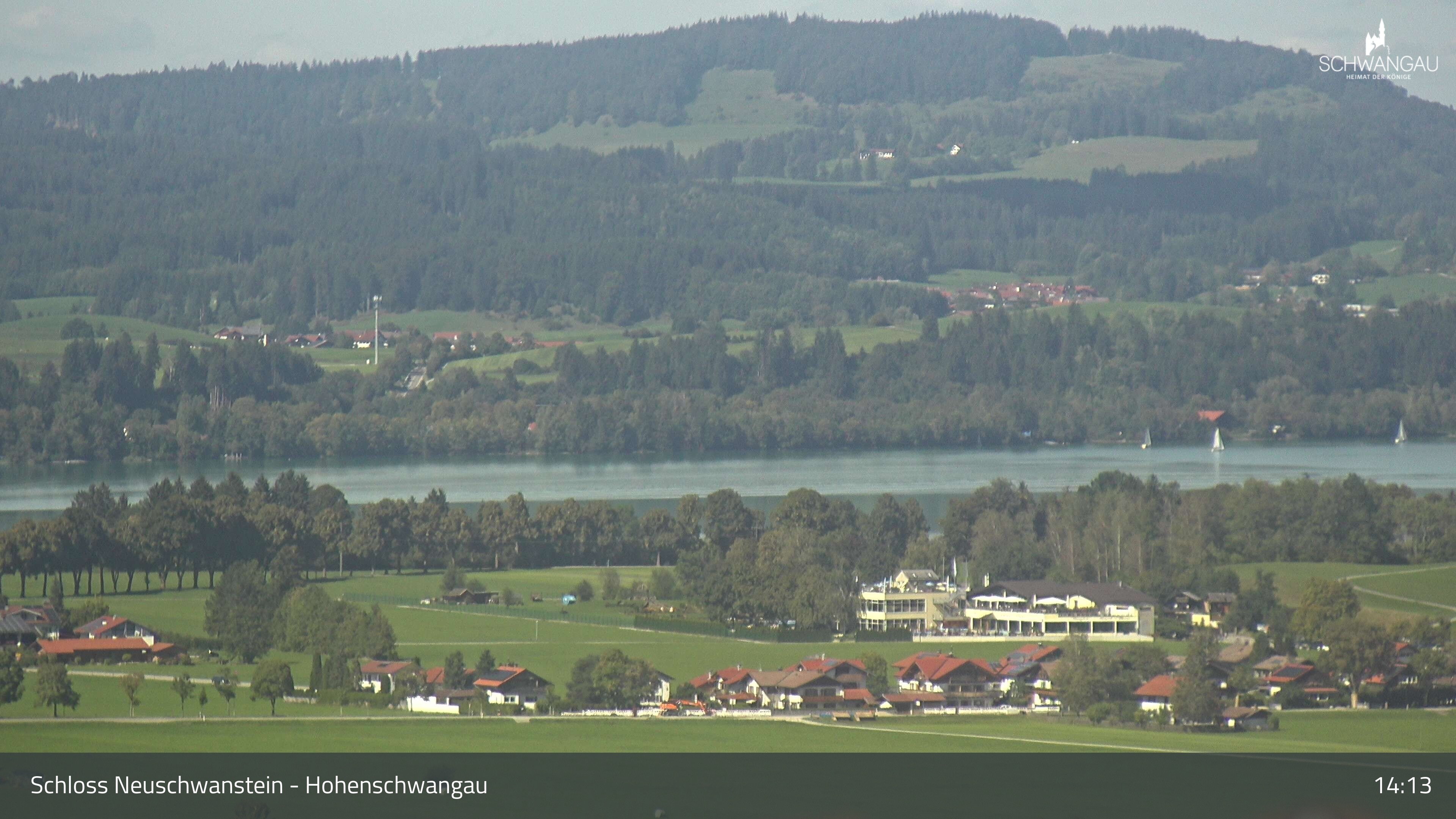 Archiv Foto Webcam Forggensee, Südufer und Schwangau