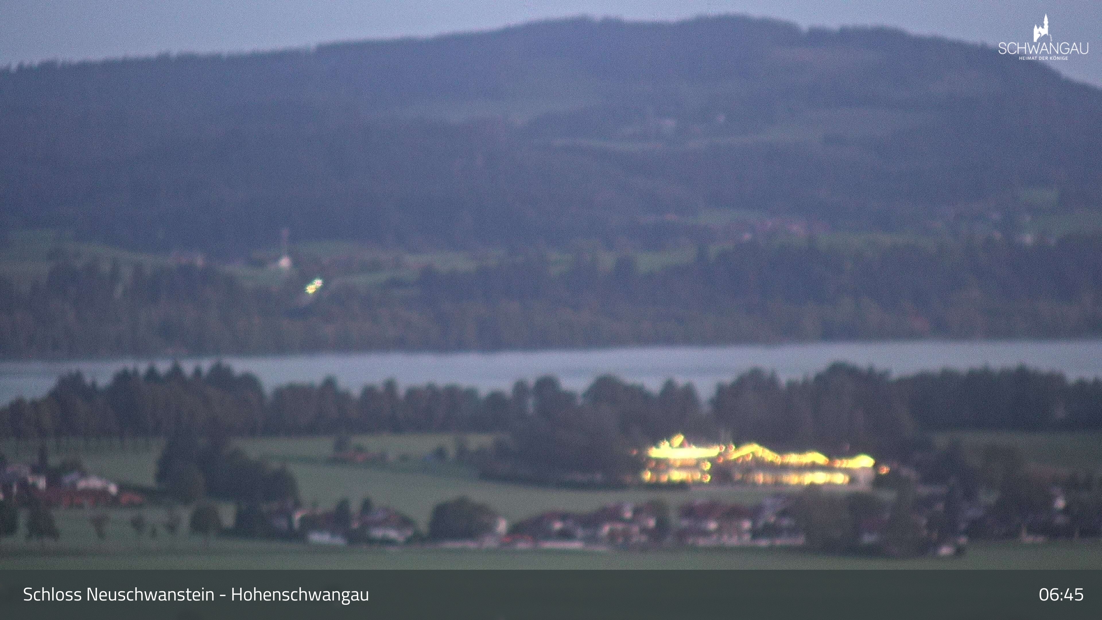 Archiv Foto Webcam Forggensee, Südufer und Schwangau