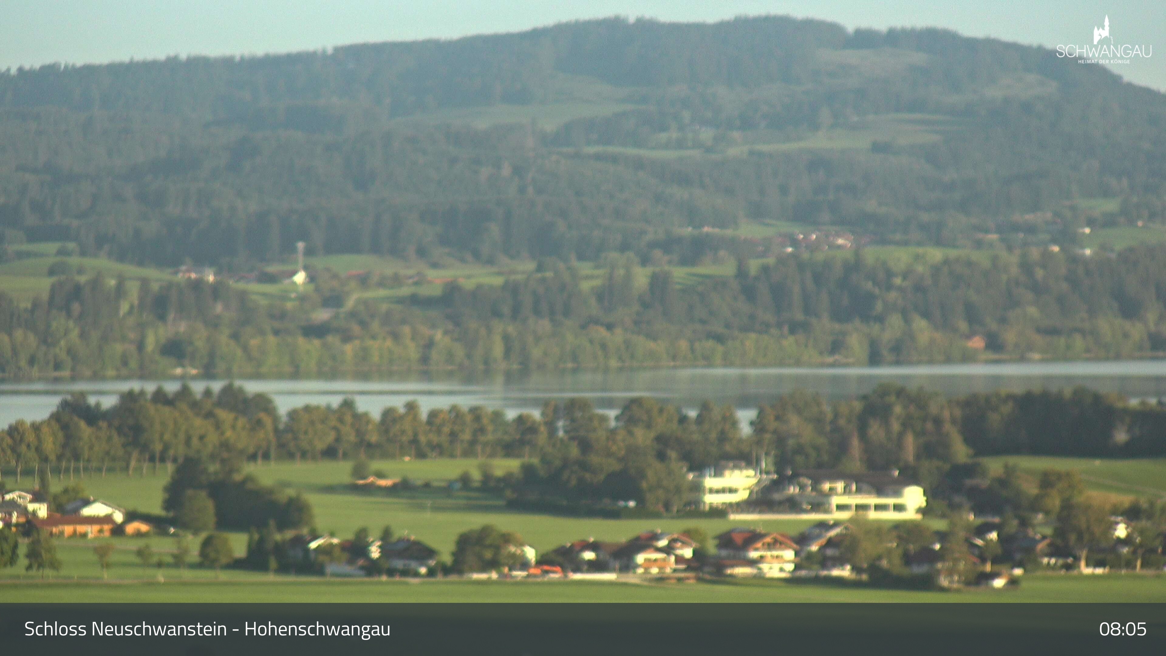 Archiv Foto Webcam Forggensee, Südufer und Schwangau
