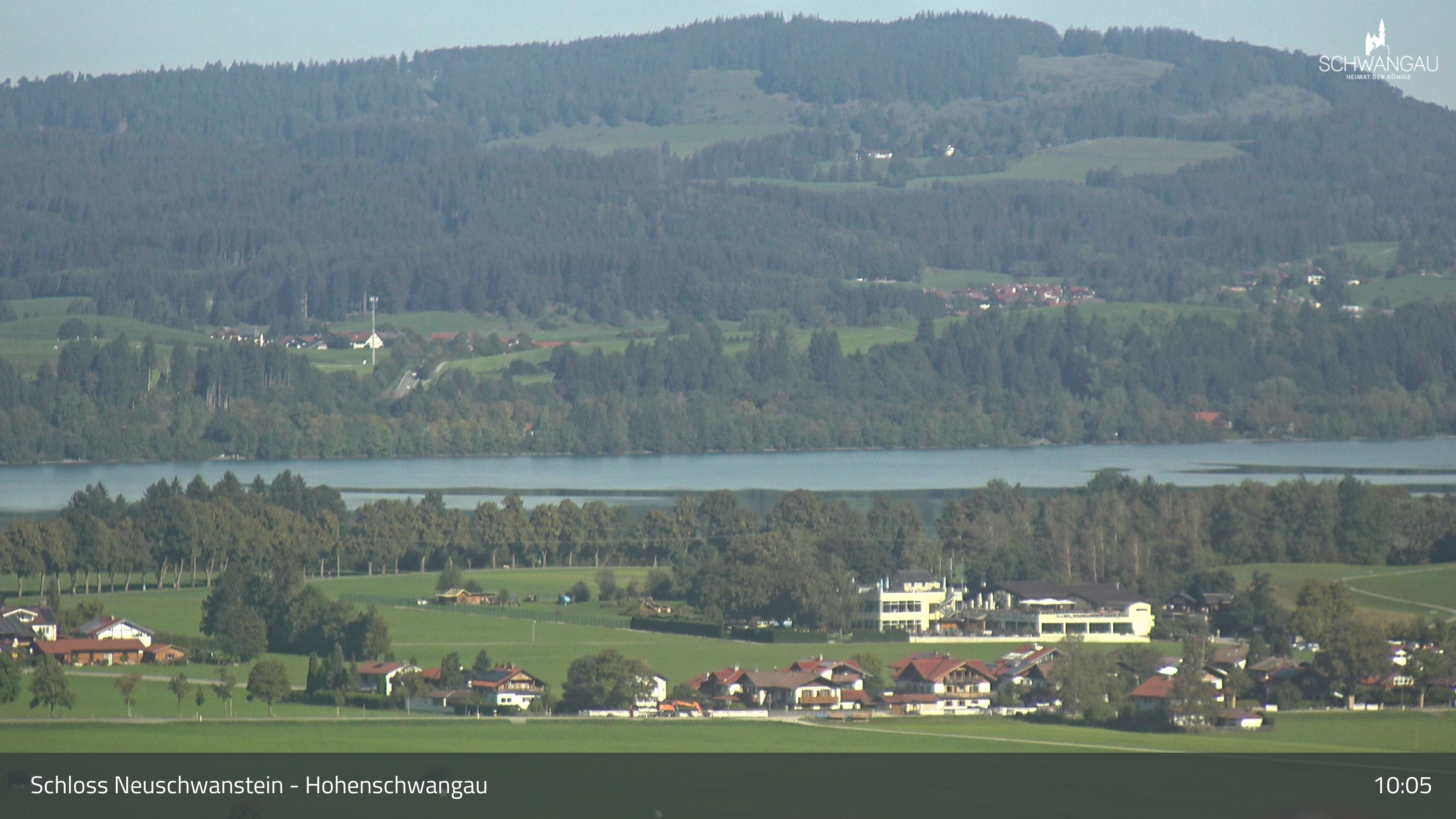 Archiv Foto Webcam Forggensee, Südufer und Schwangau