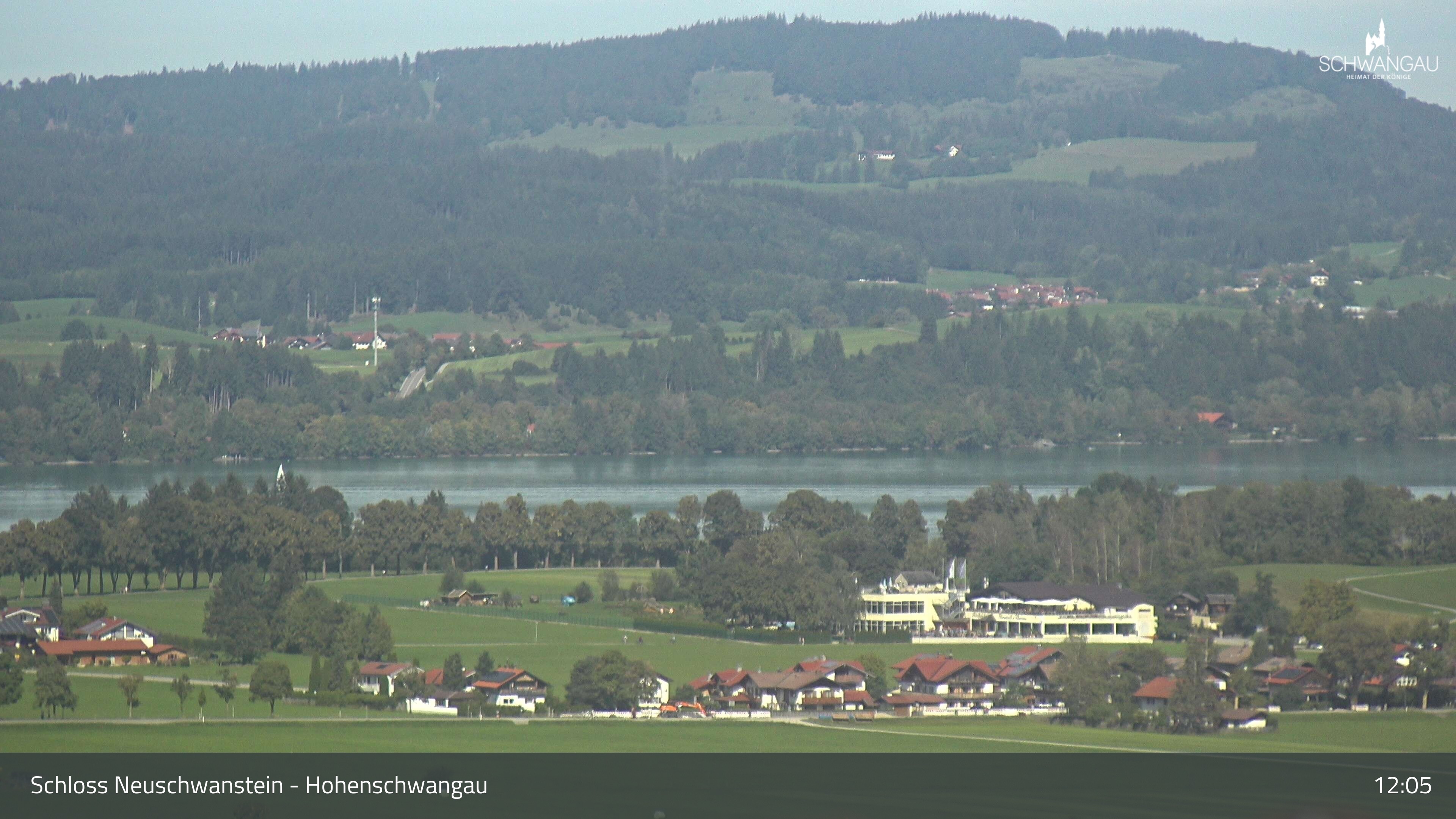 Archiv Foto Webcam Forggensee, Südufer und Schwangau