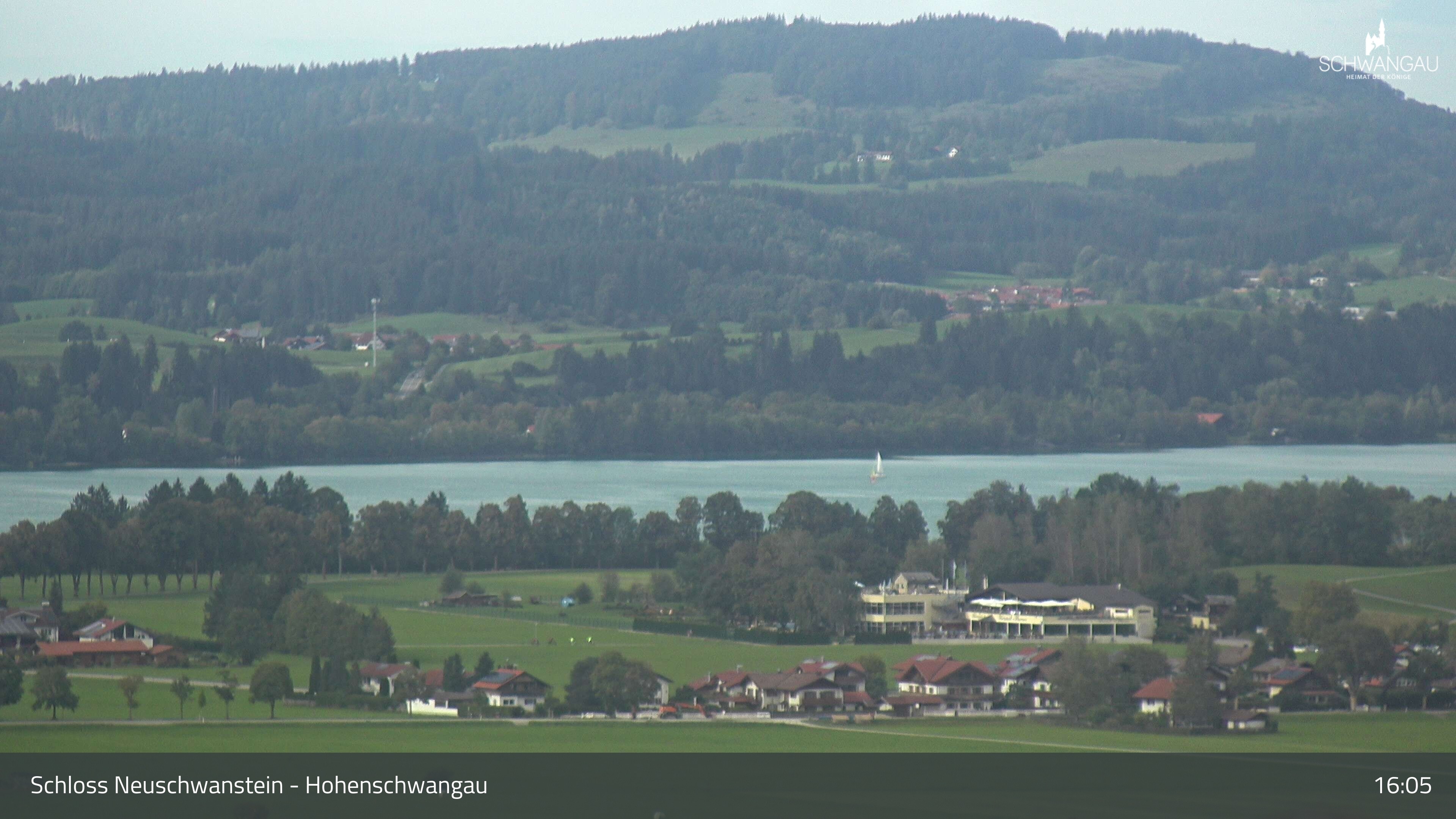 Archiv Foto Webcam Forggensee, Südufer und Schwangau