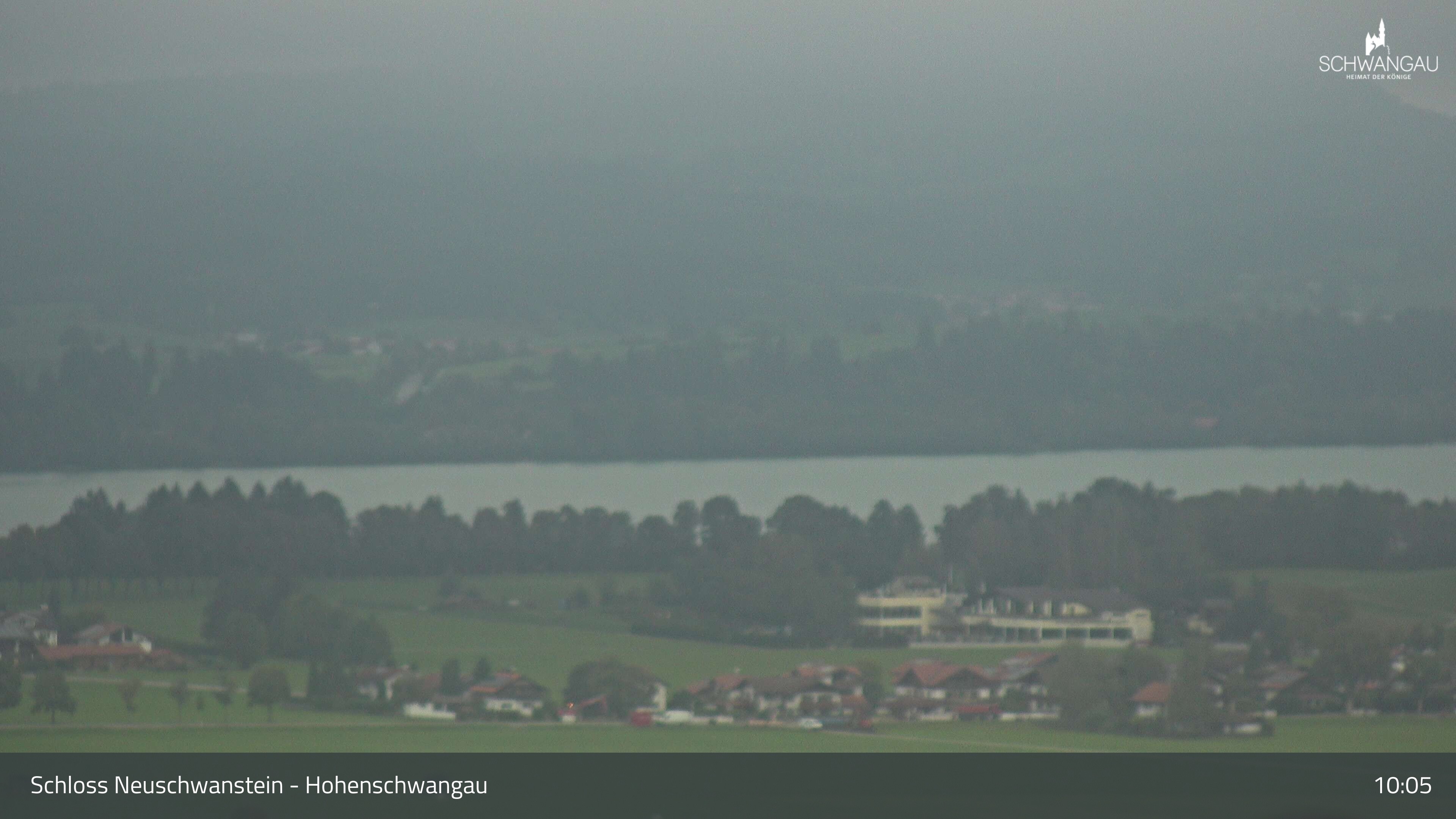 Archiv Foto Webcam Forggensee, Südufer und Schwangau