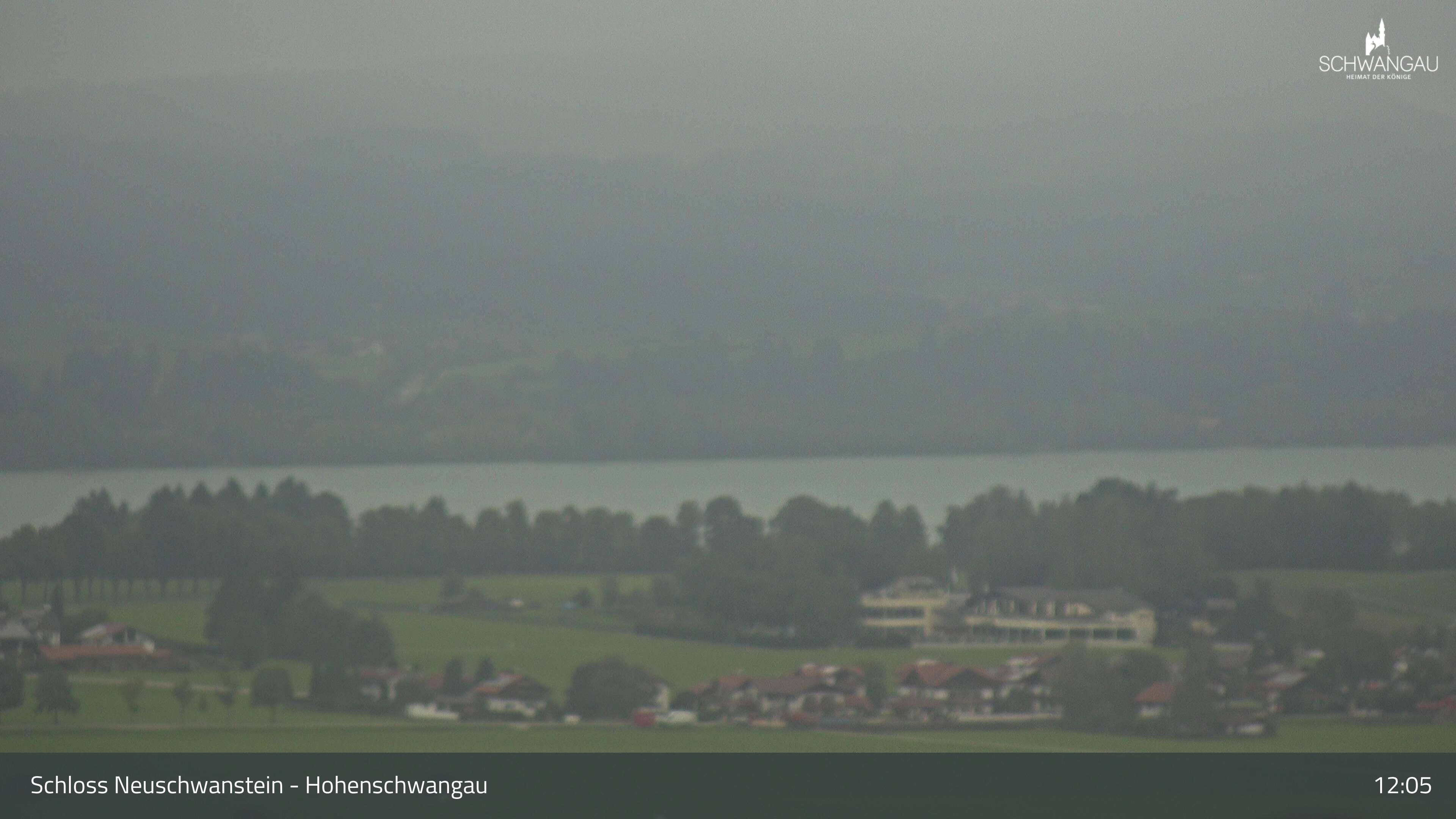 Archiv Foto Webcam Forggensee, Südufer und Schwangau
