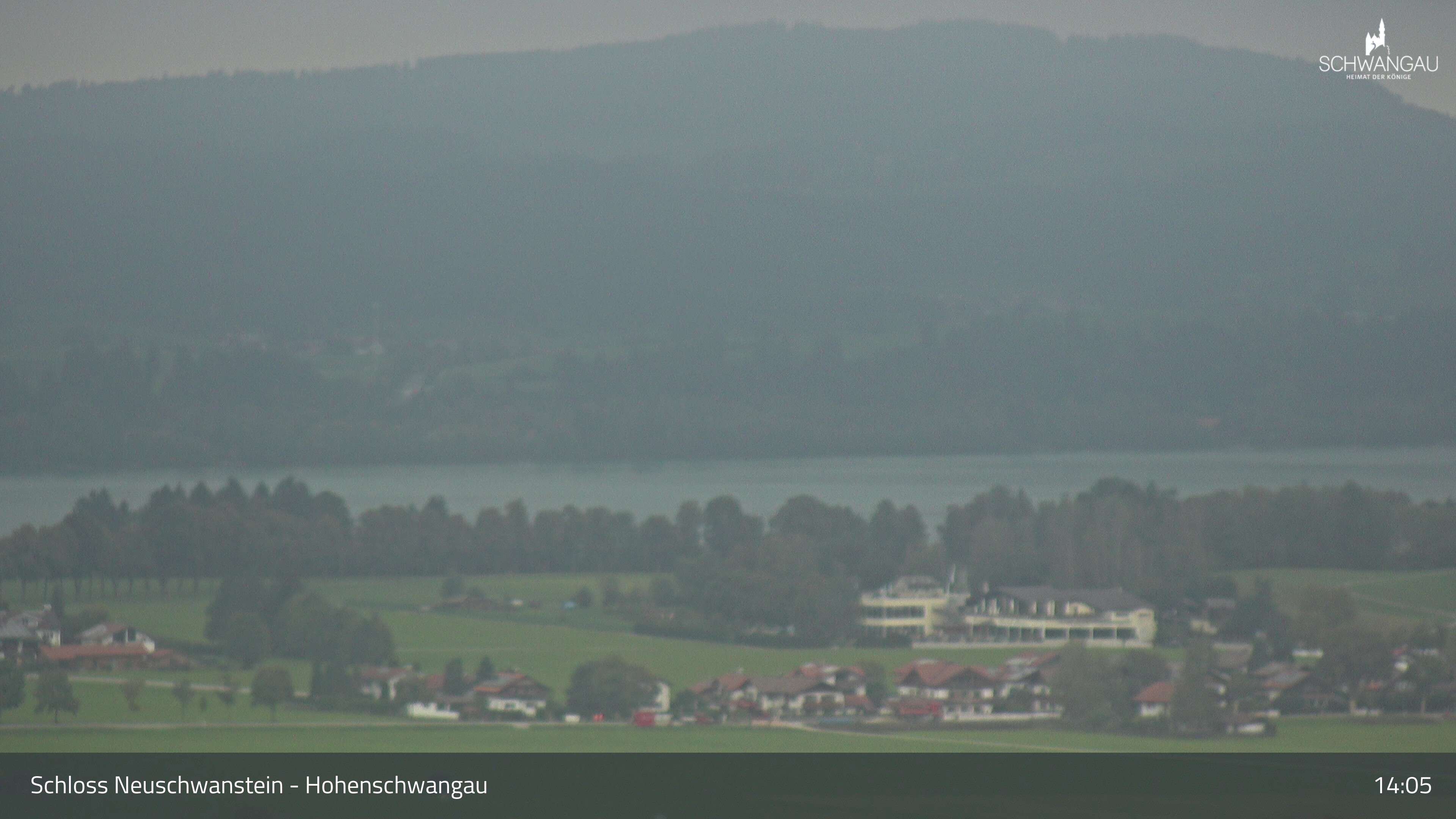 Archiv Foto Webcam Forggensee, Südufer und Schwangau
