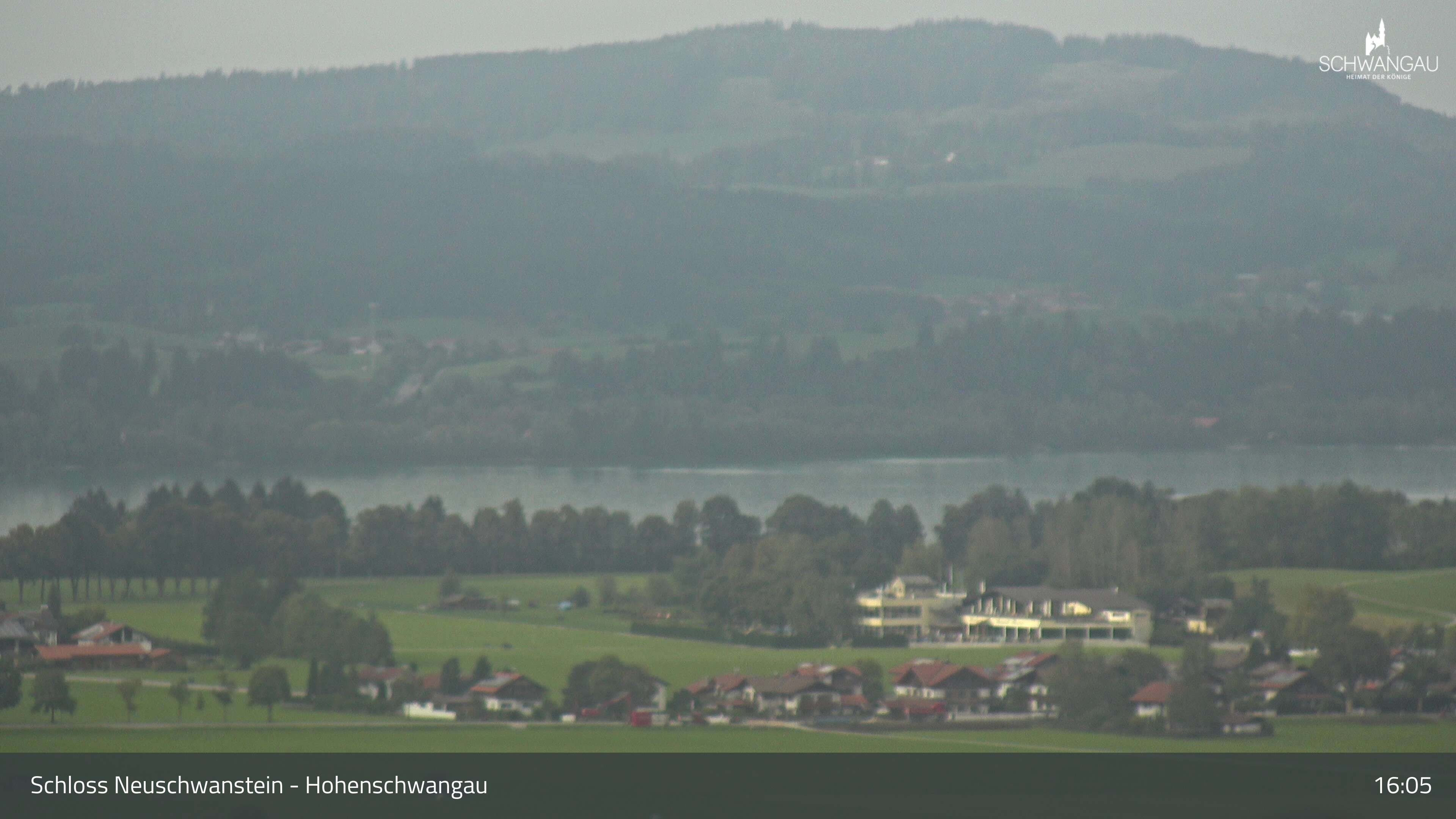Archiv Foto Webcam Forggensee, Südufer und Schwangau