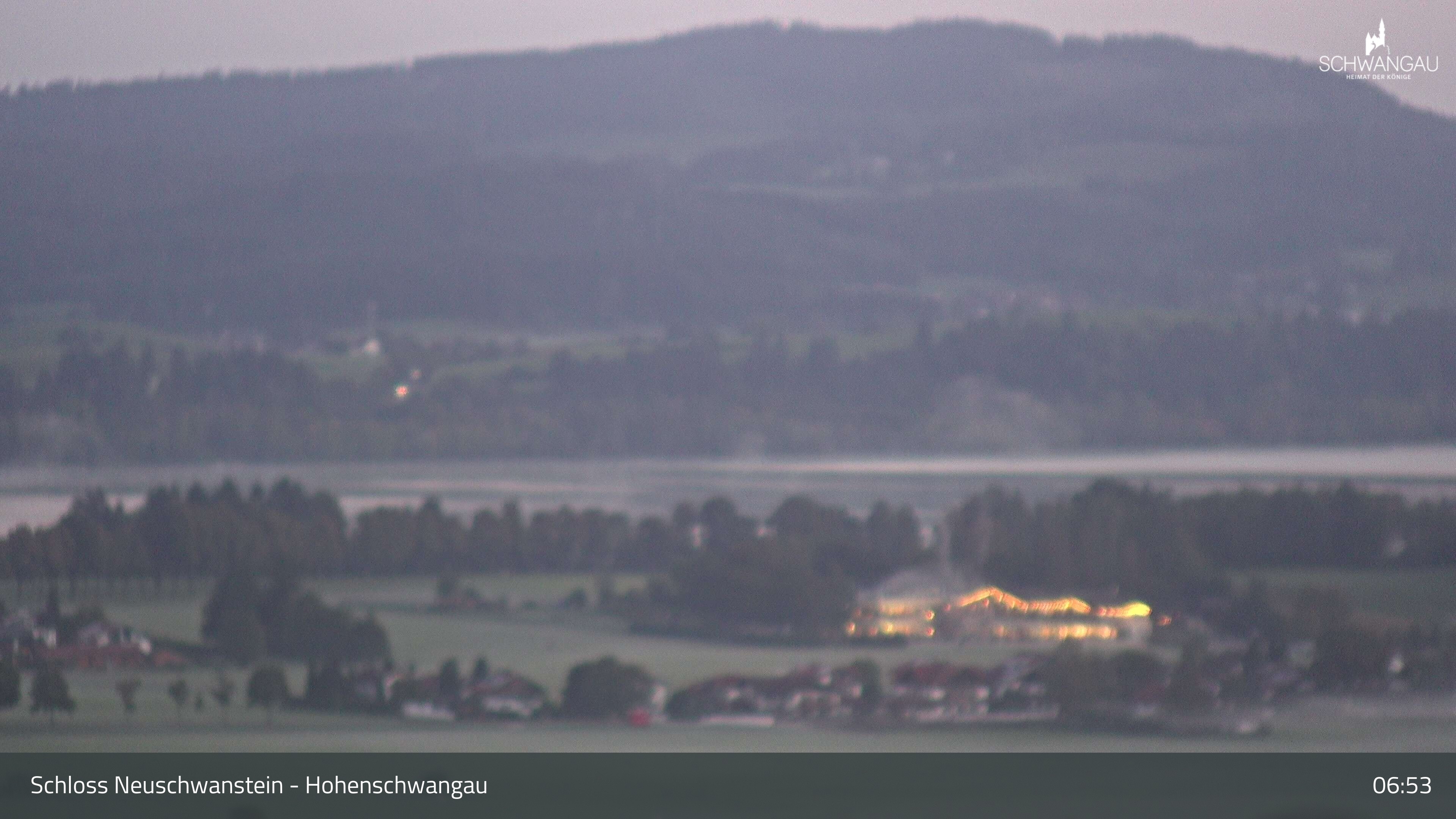 Archiv Foto Webcam Forggensee, Südufer und Schwangau