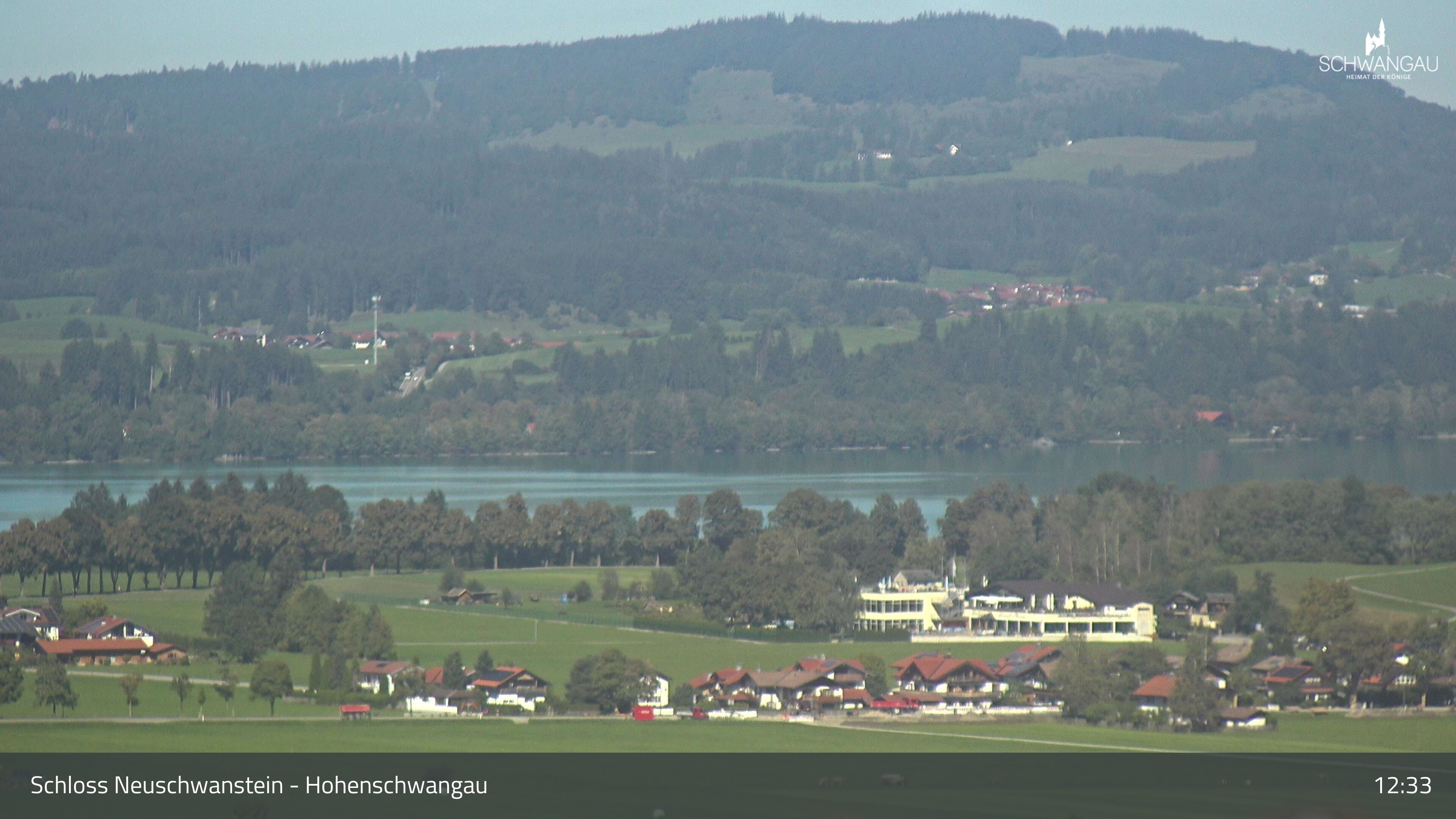 Archiv Foto Webcam Forggensee, Südufer und Schwangau
