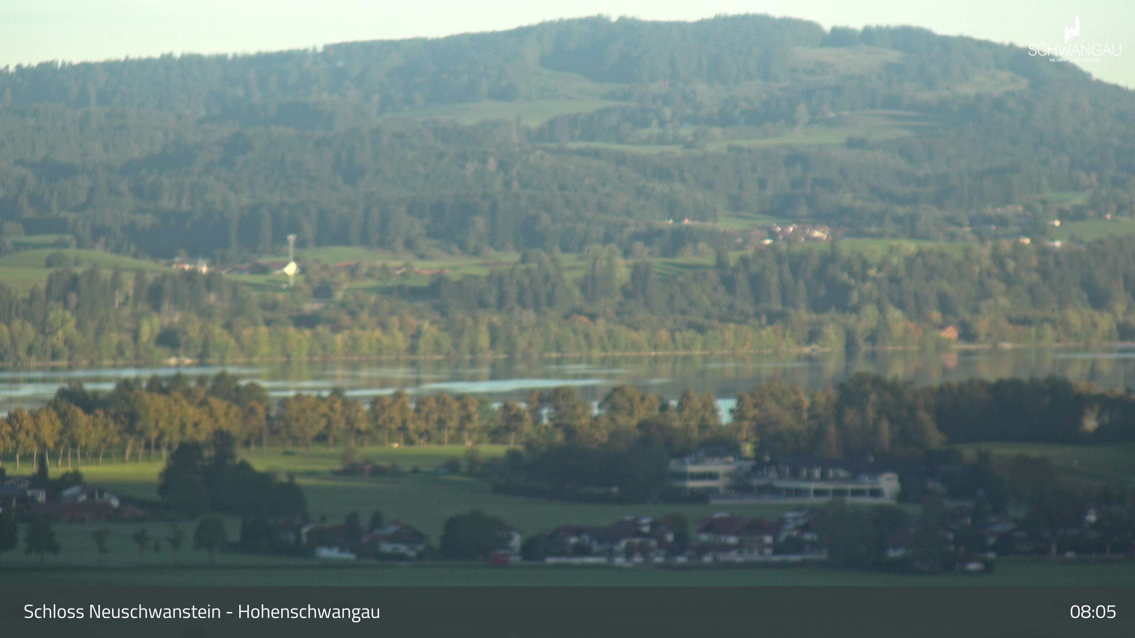Archiv Foto Webcam Forggensee, Südufer und Schwangau