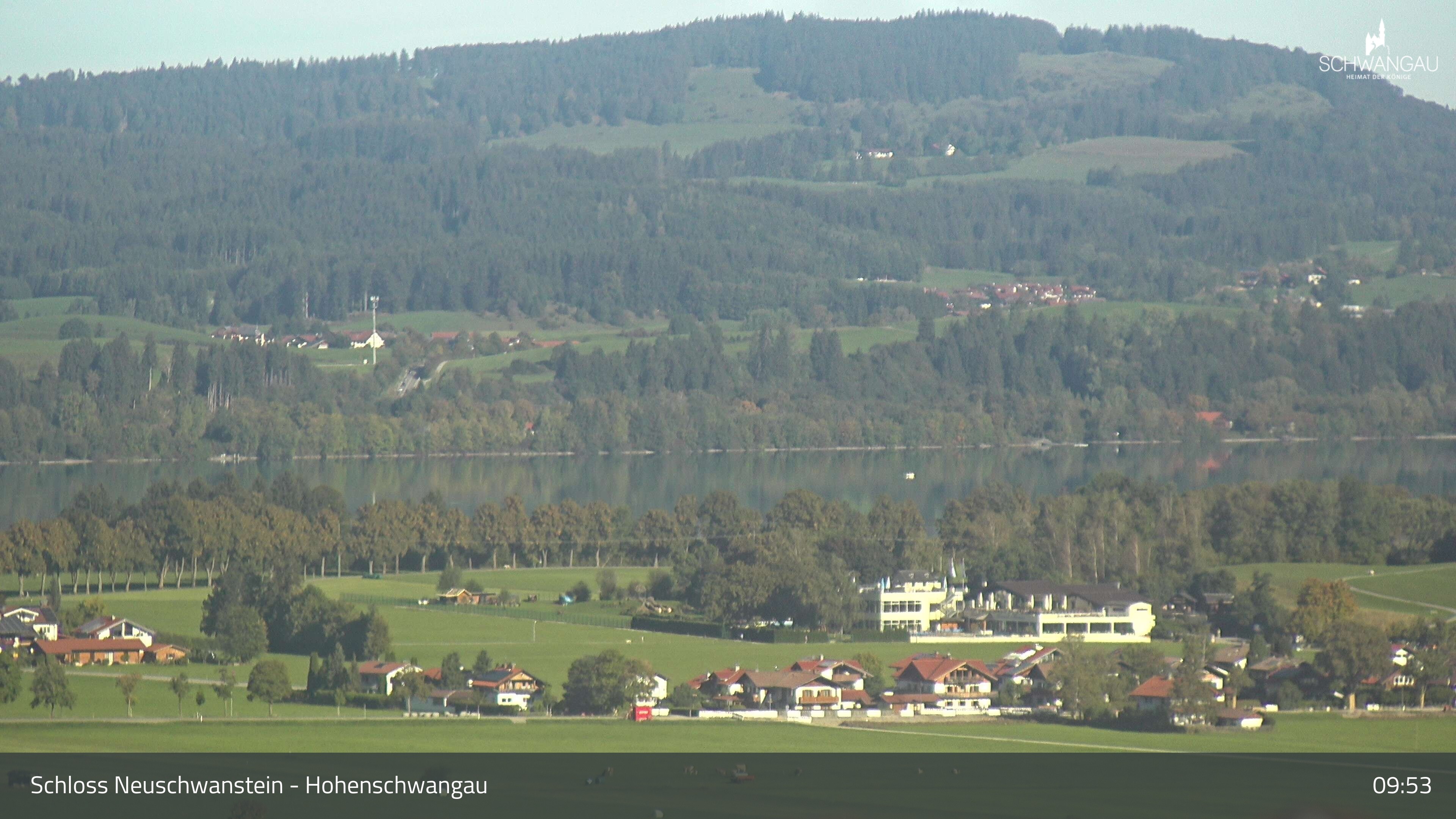 Archiv Foto Webcam Forggensee, Südufer und Schwangau
