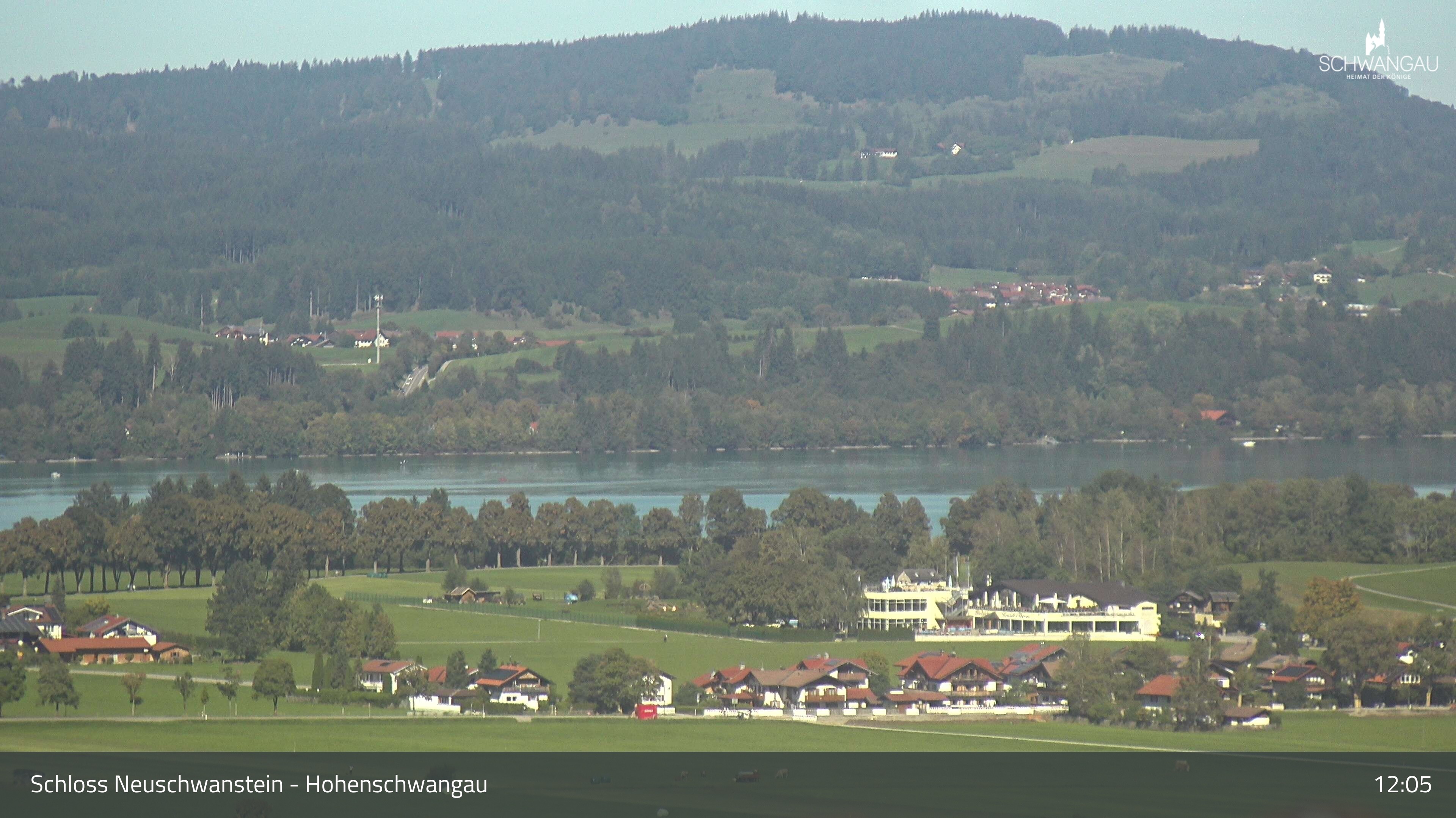 Archiv Foto Webcam Forggensee, Südufer und Schwangau