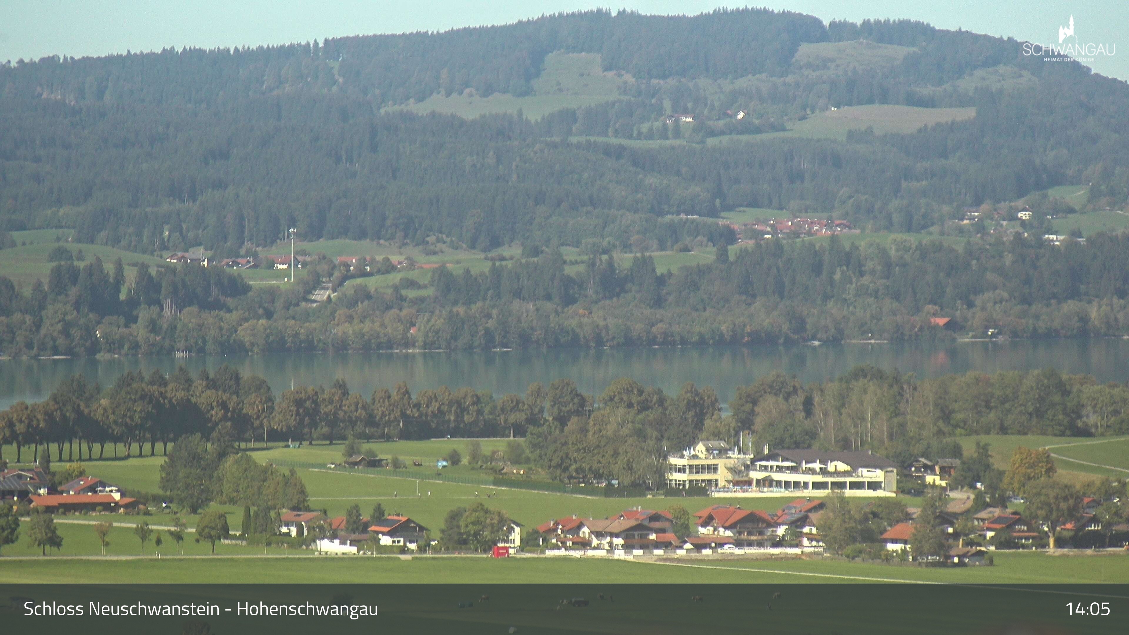 Archiv Foto Webcam Forggensee, Südufer und Schwangau