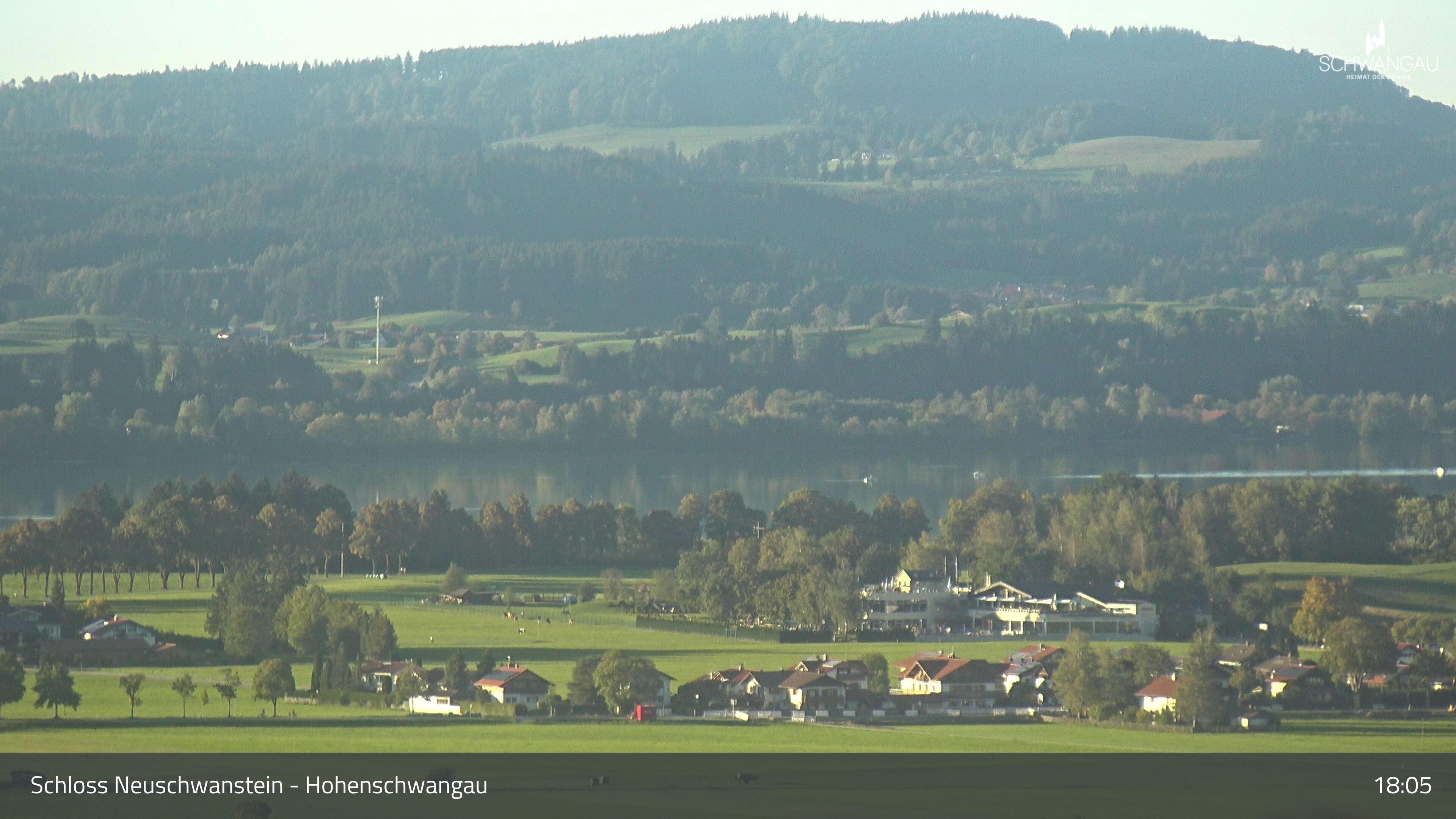 Archiv Foto Webcam Forggensee, Südufer und Schwangau