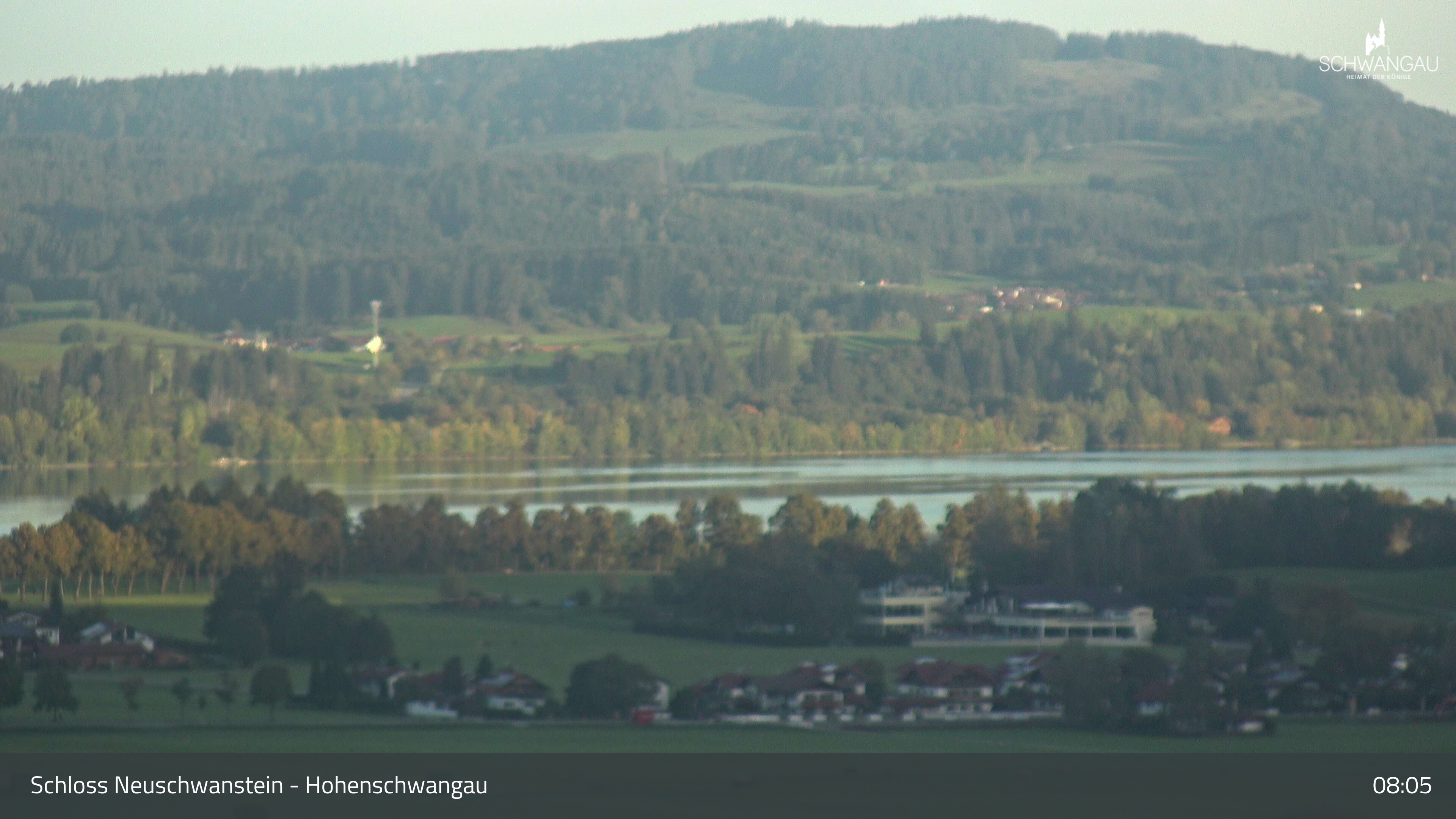 Archiv Foto Webcam Forggensee, Südufer und Schwangau