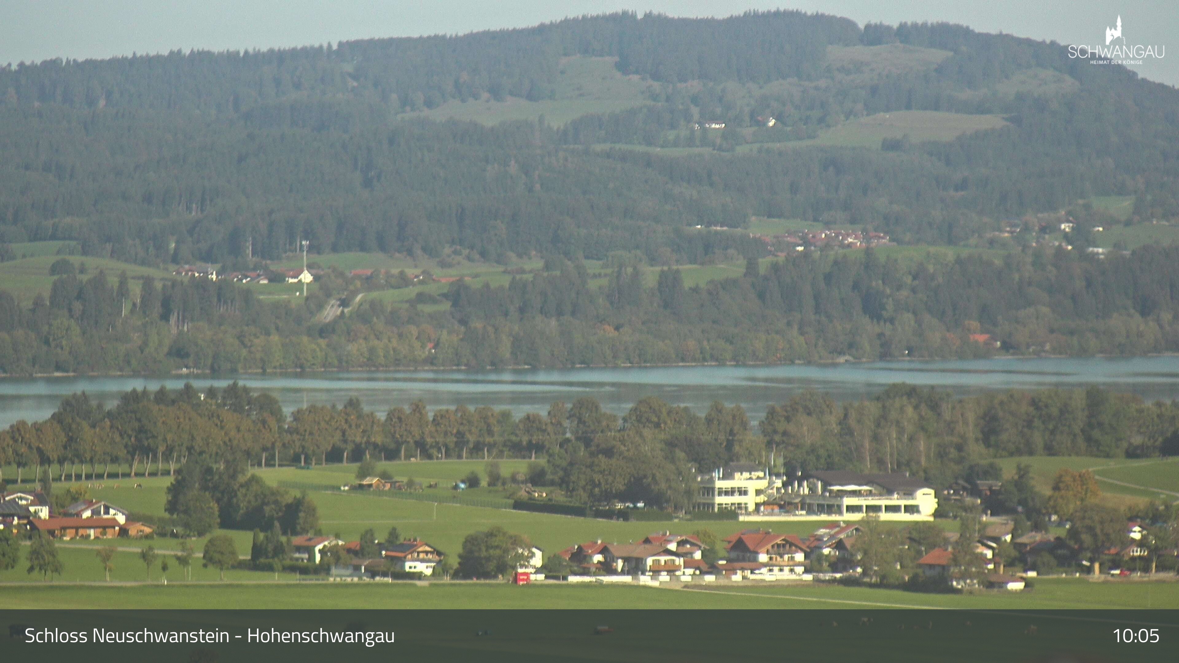 Archiv Foto Webcam Forggensee, Südufer und Schwangau