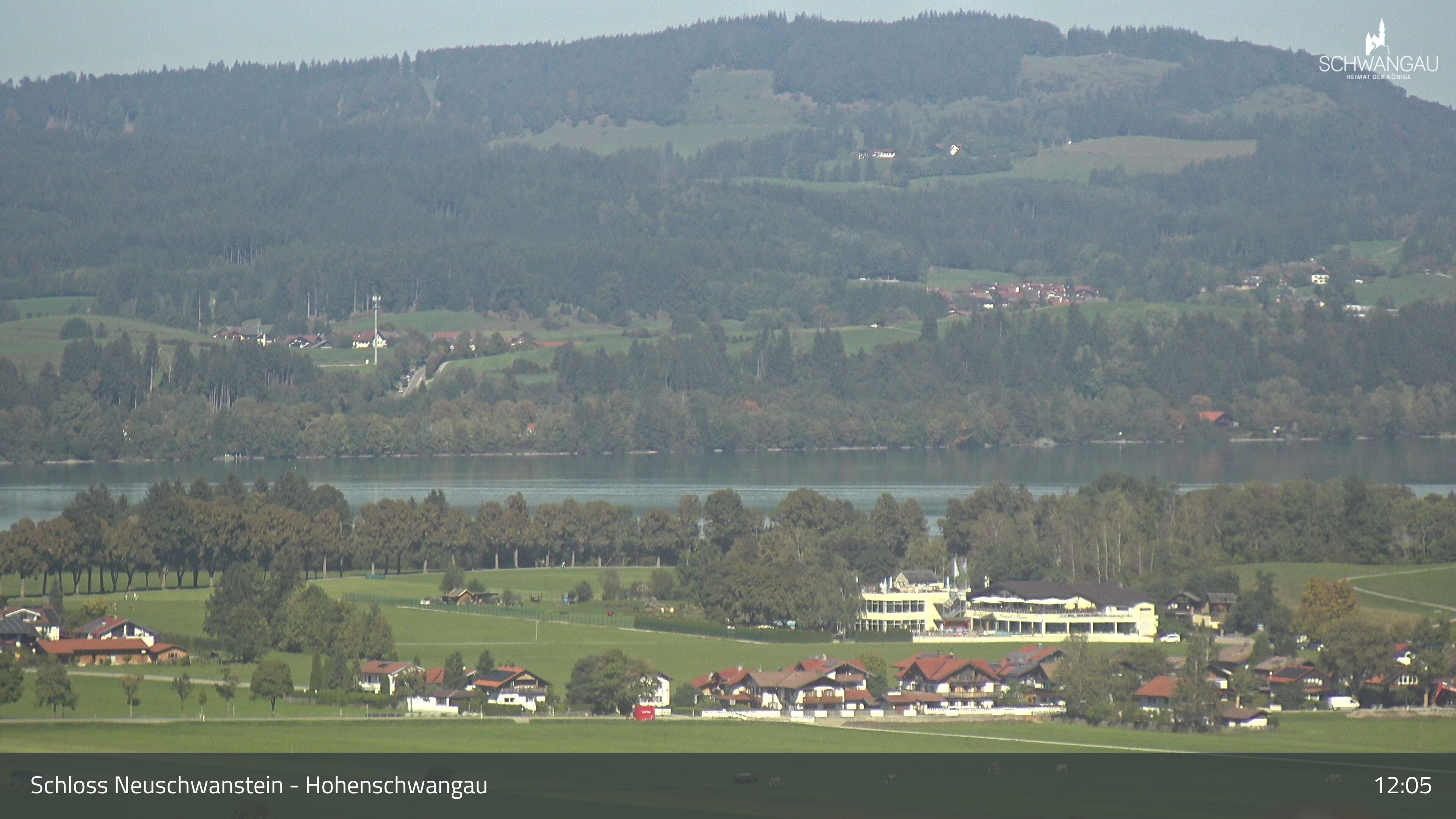 Archiv Foto Webcam Forggensee, Südufer und Schwangau