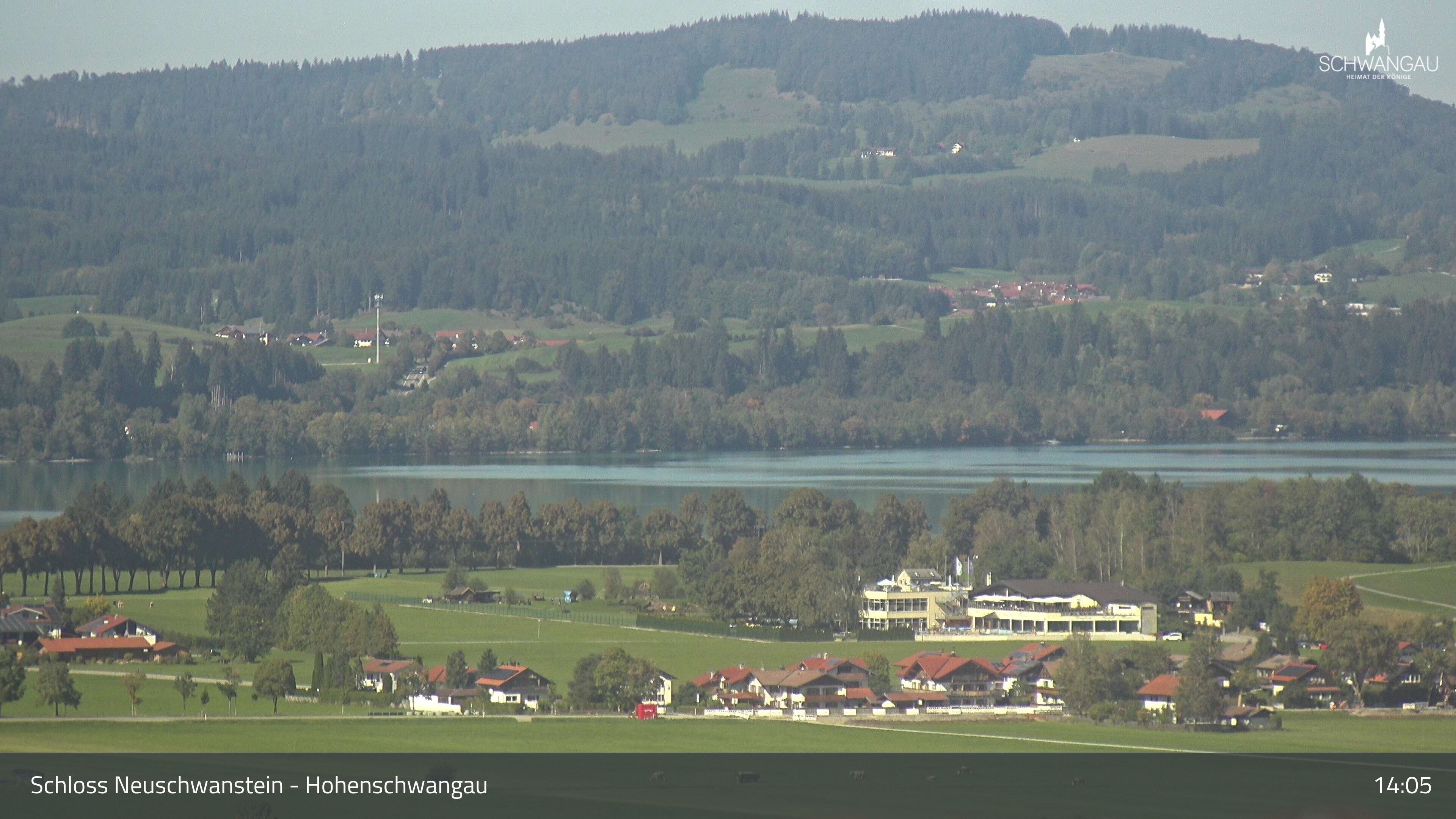 Archiv Foto Webcam Forggensee, Südufer und Schwangau