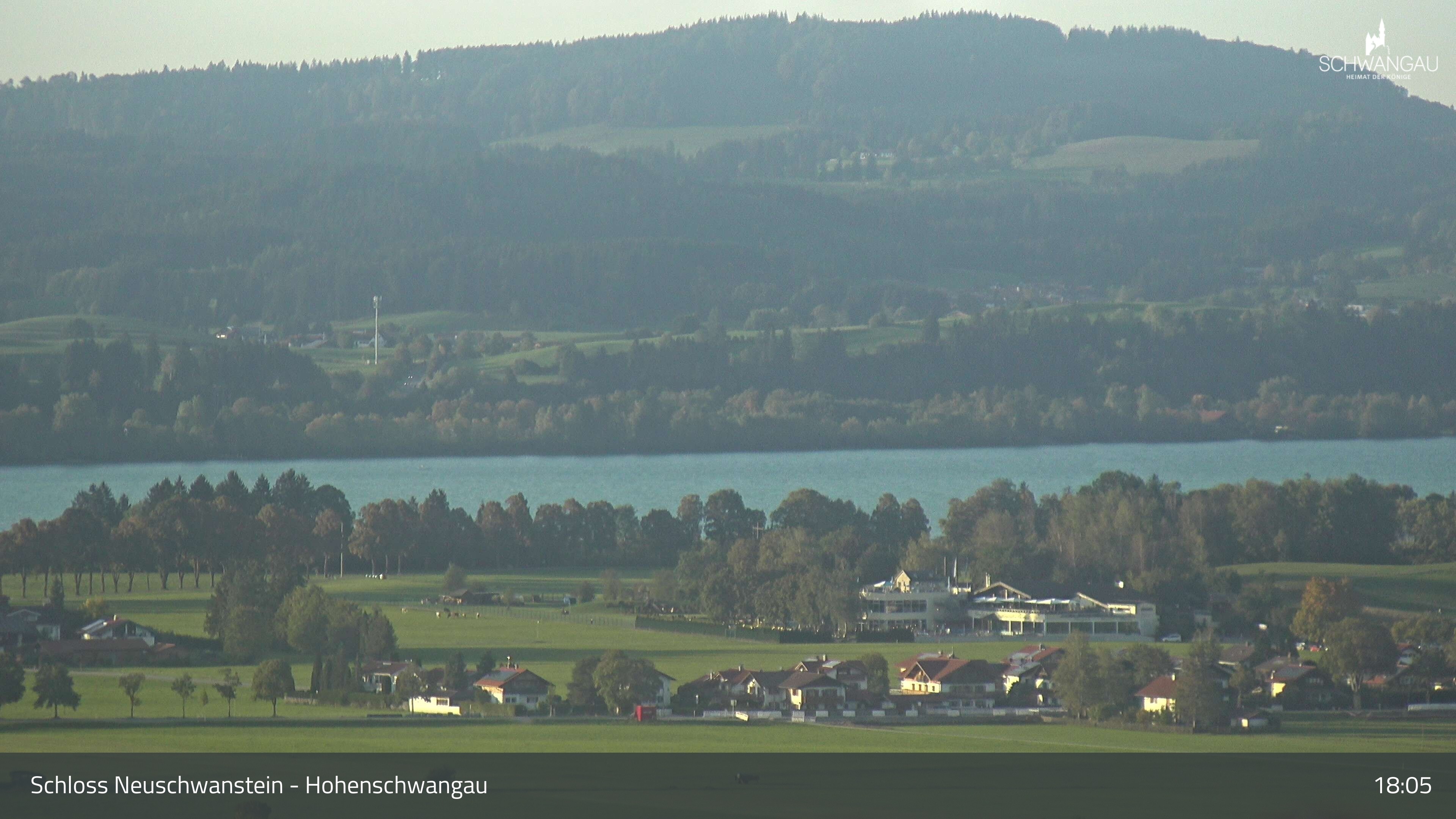 Archiv Foto Webcam Forggensee, Südufer und Schwangau