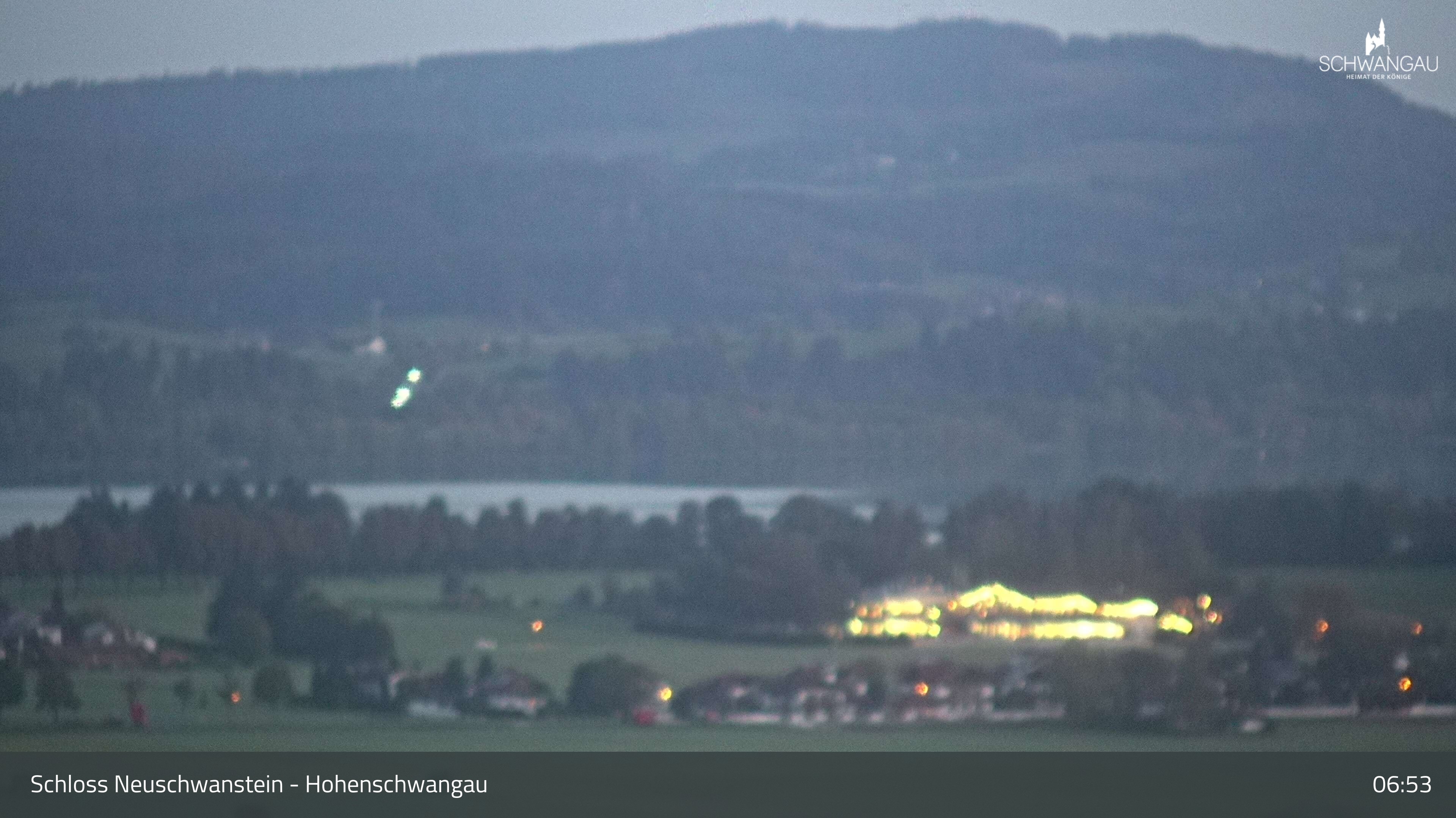 Archiv Foto Webcam Forggensee, Südufer und Schwangau