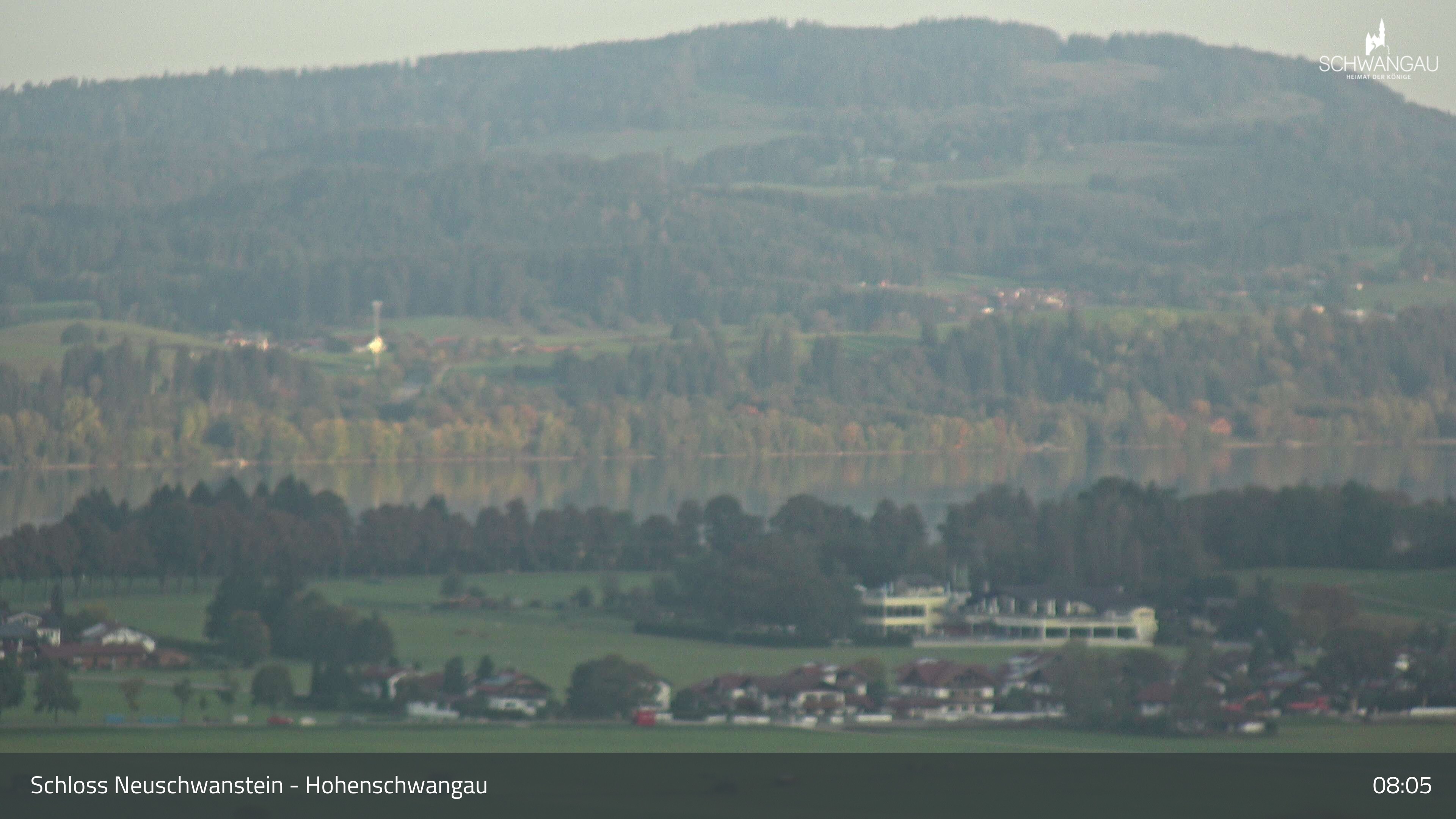 Archiv Foto Webcam Forggensee, Südufer und Schwangau
