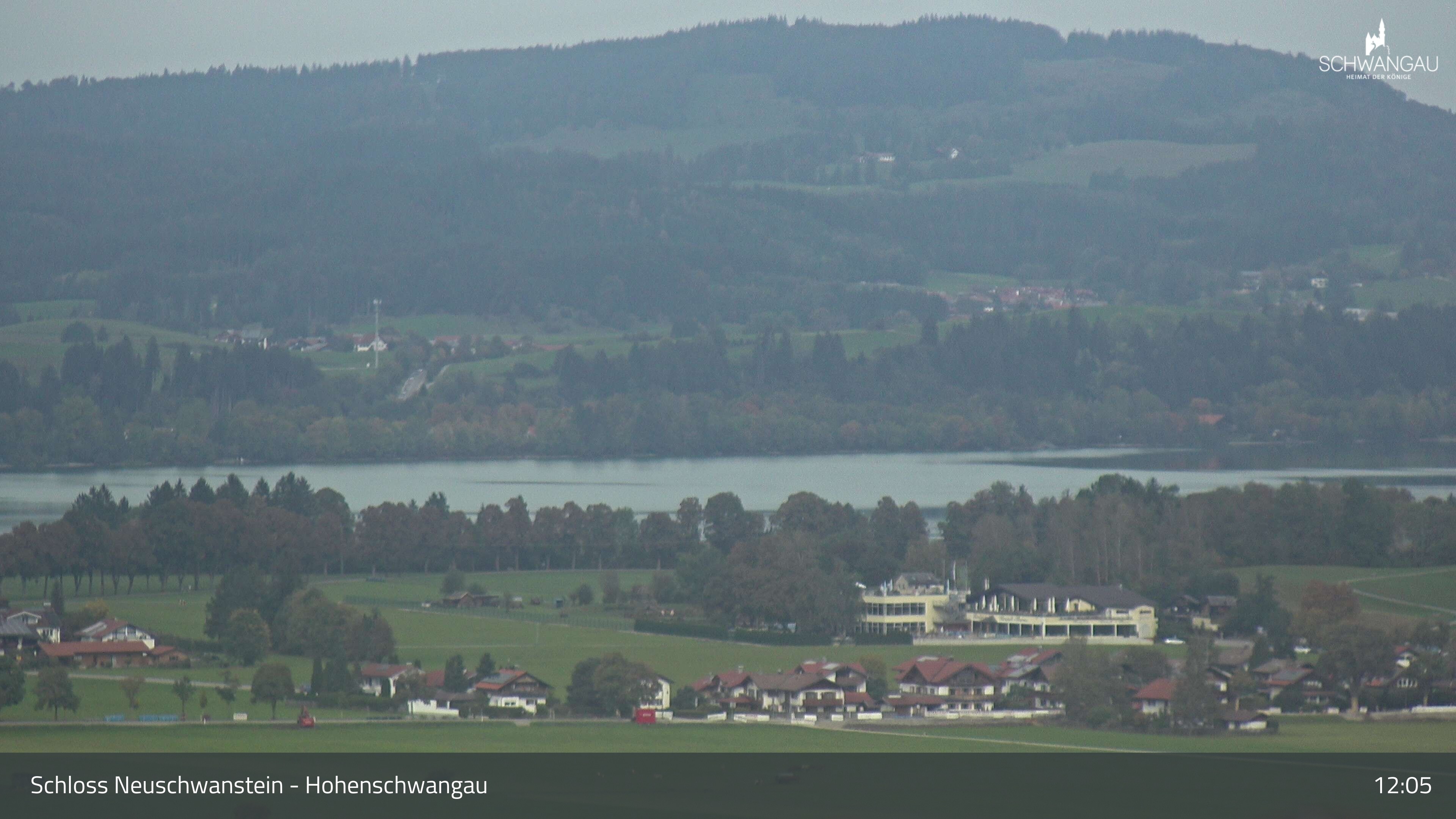 Archiv Foto Webcam Forggensee, Südufer und Schwangau