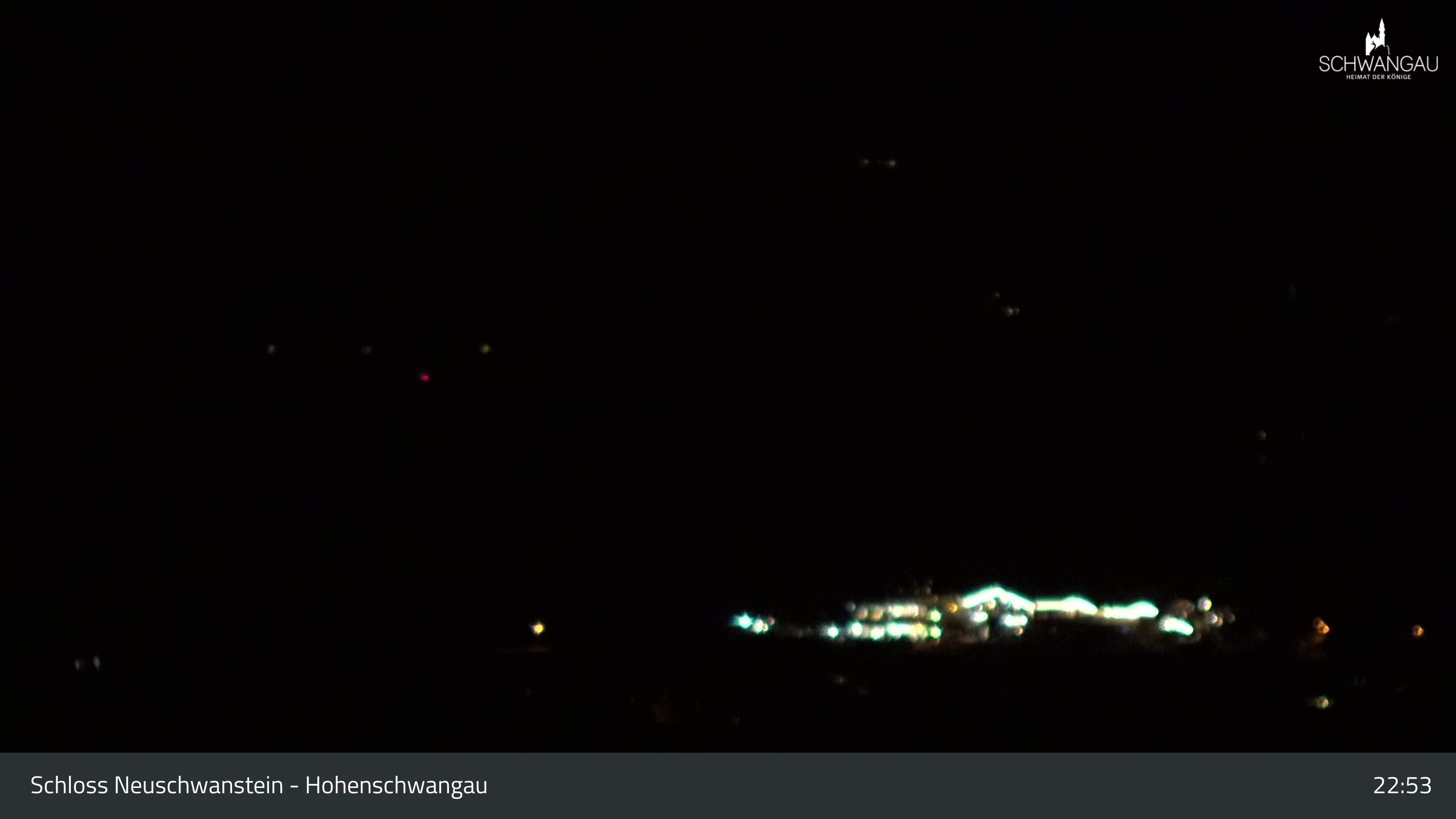 Archived image Webcam Lake Forggen, south bank and village Schwangau
