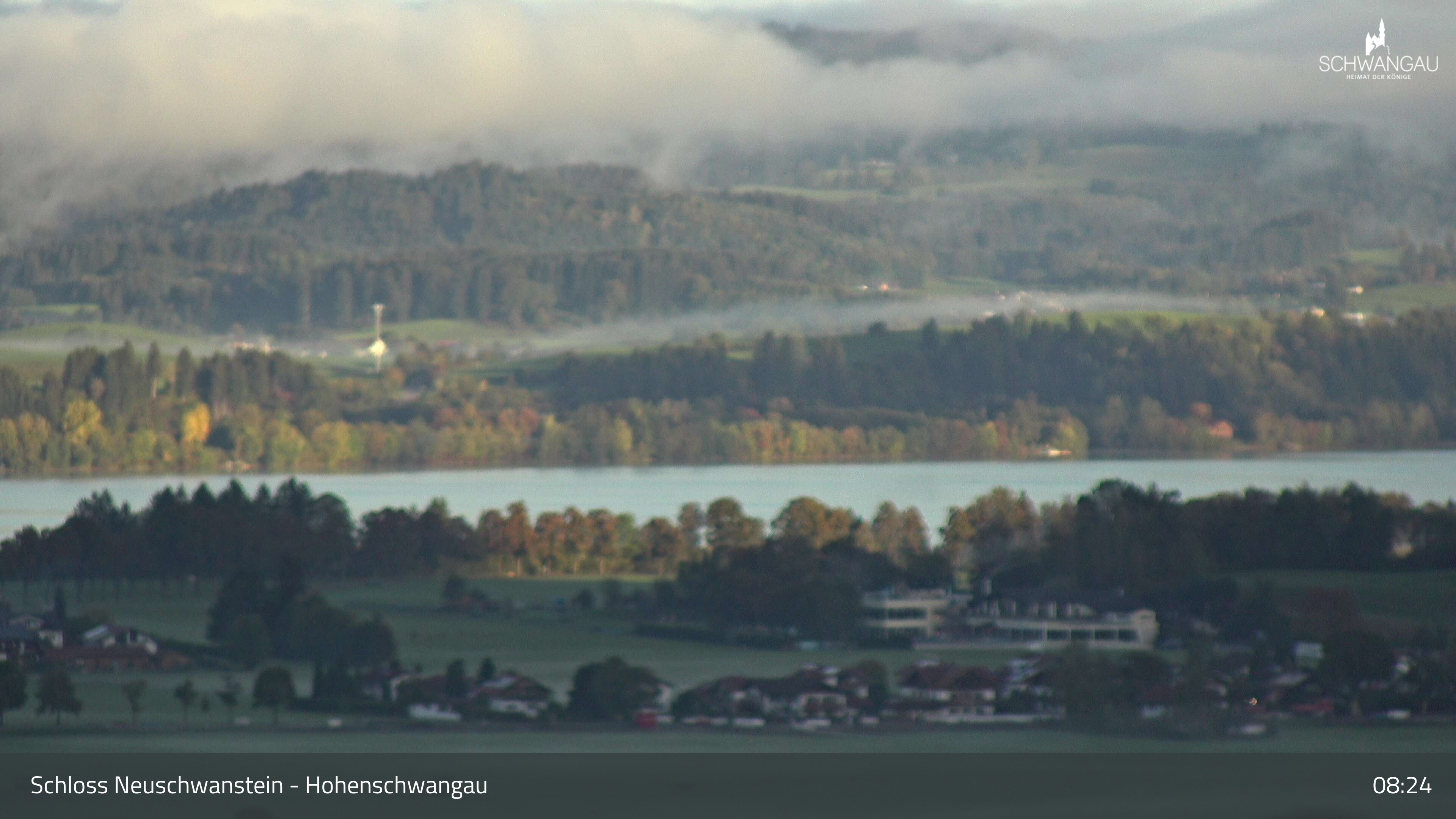 Archiv Foto Webcam Forggensee, Südufer und Schwangau