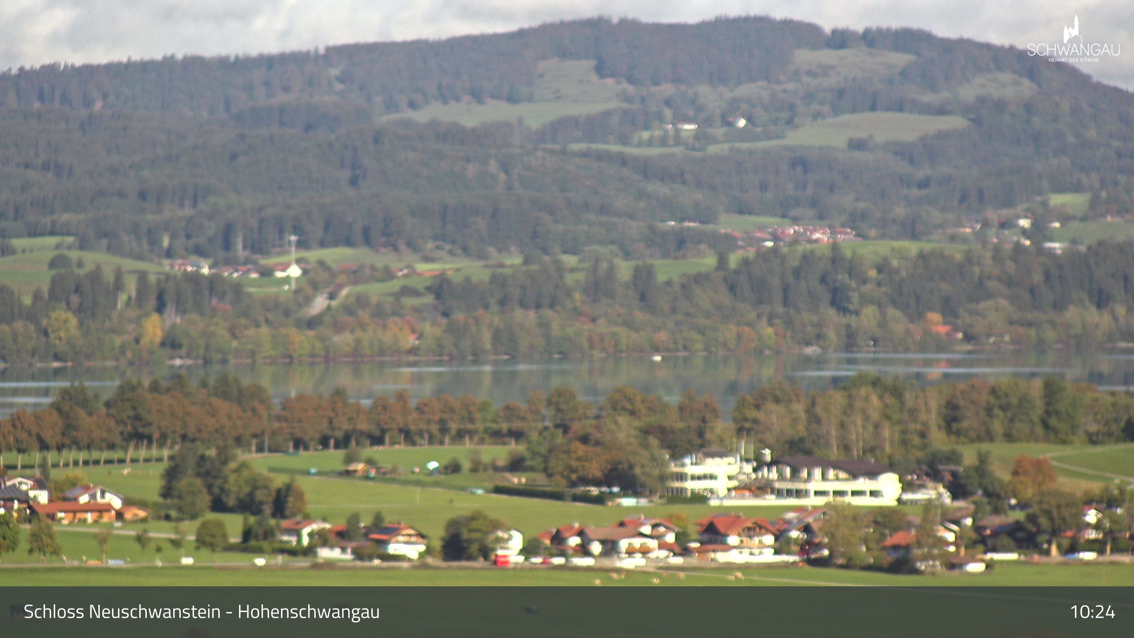 Archiv Foto Webcam Forggensee, Südufer und Schwangau