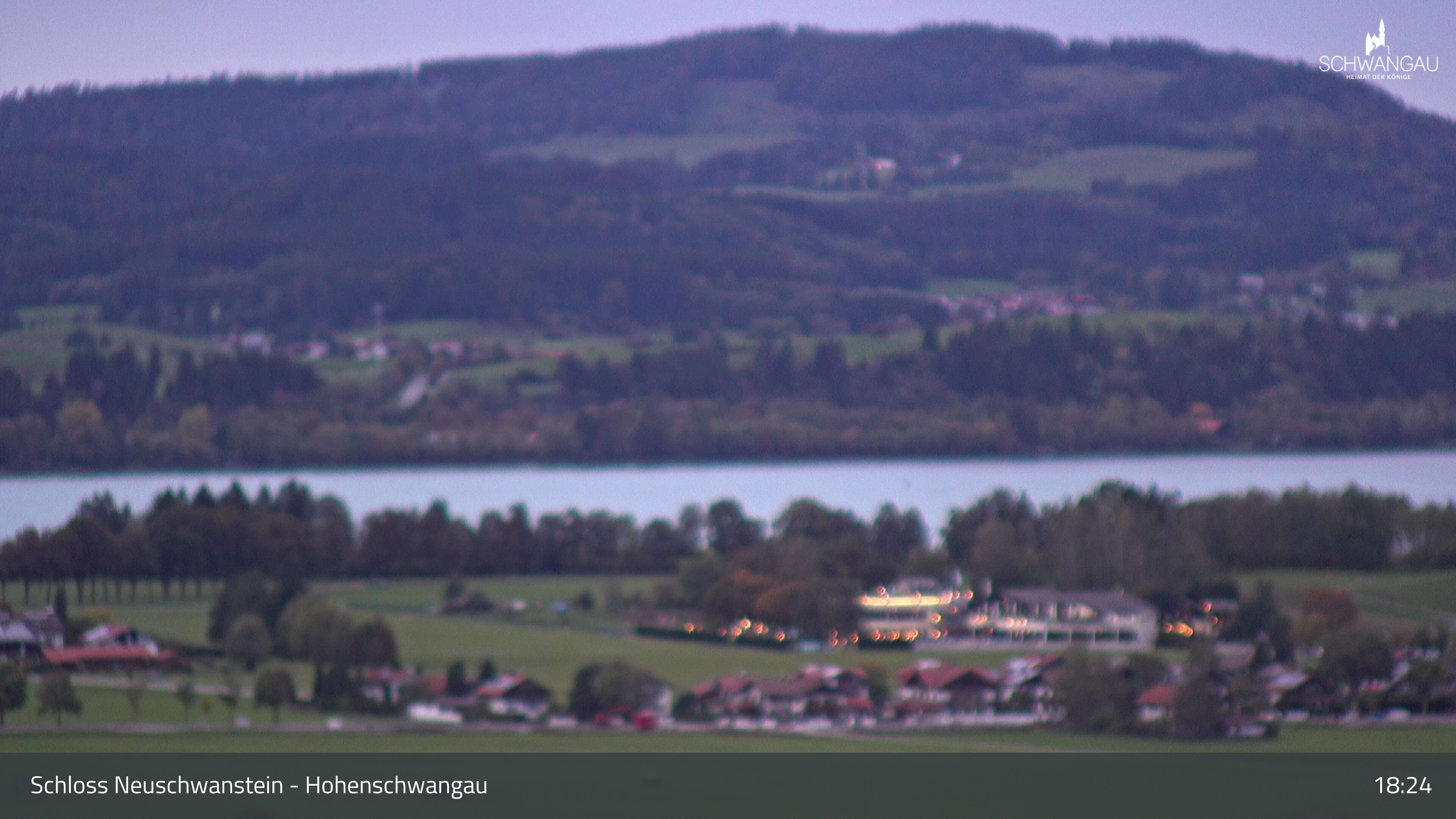 Archiv Foto Webcam Forggensee, Südufer und Schwangau