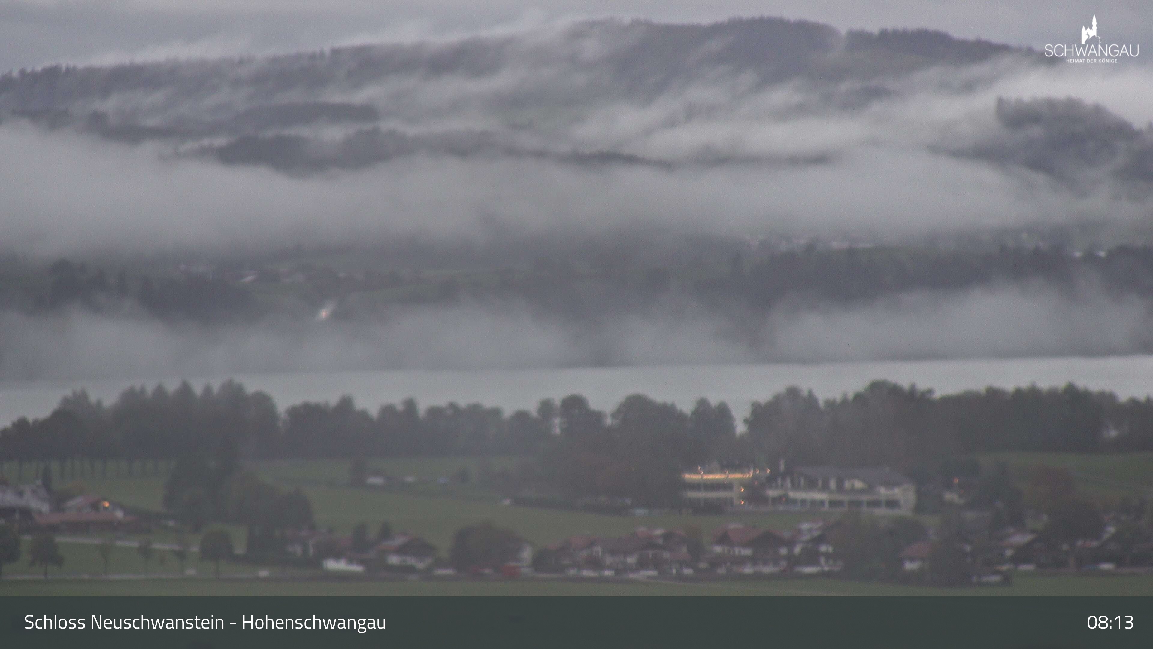 Archiv Foto Webcam Forggensee, Südufer und Schwangau