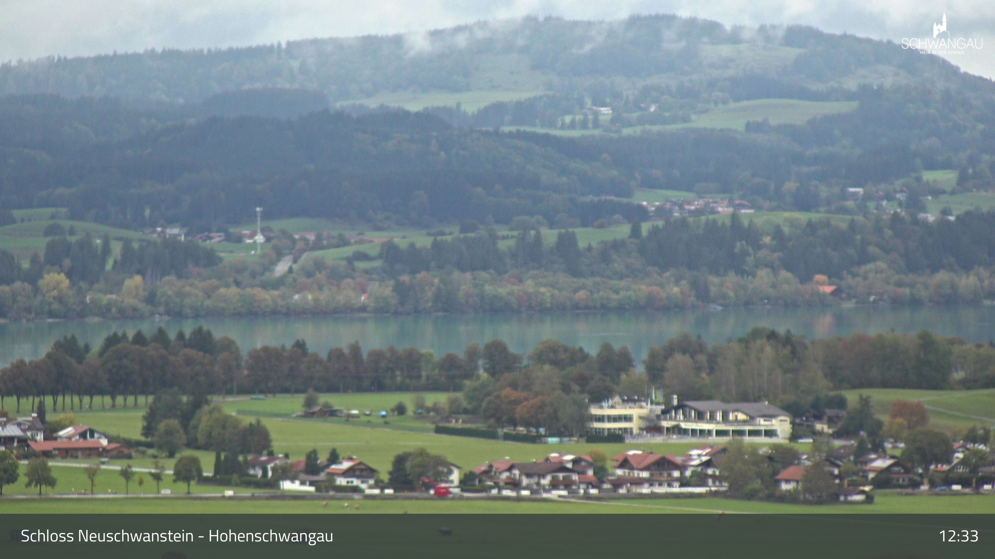 Archiv Foto Webcam Forggensee, Südufer und Schwangau
