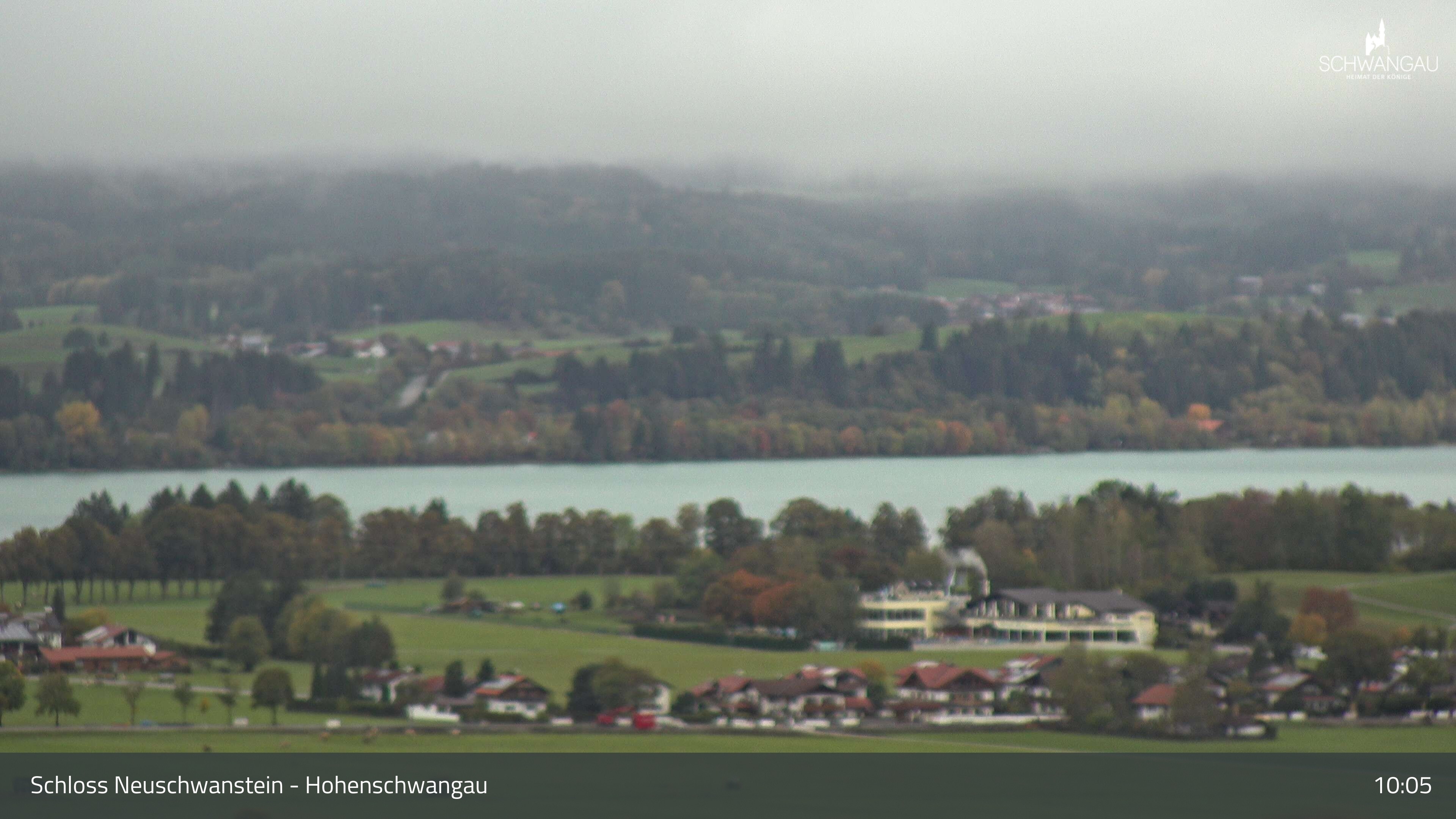 Archiv Foto Webcam Forggensee, Südufer und Schwangau