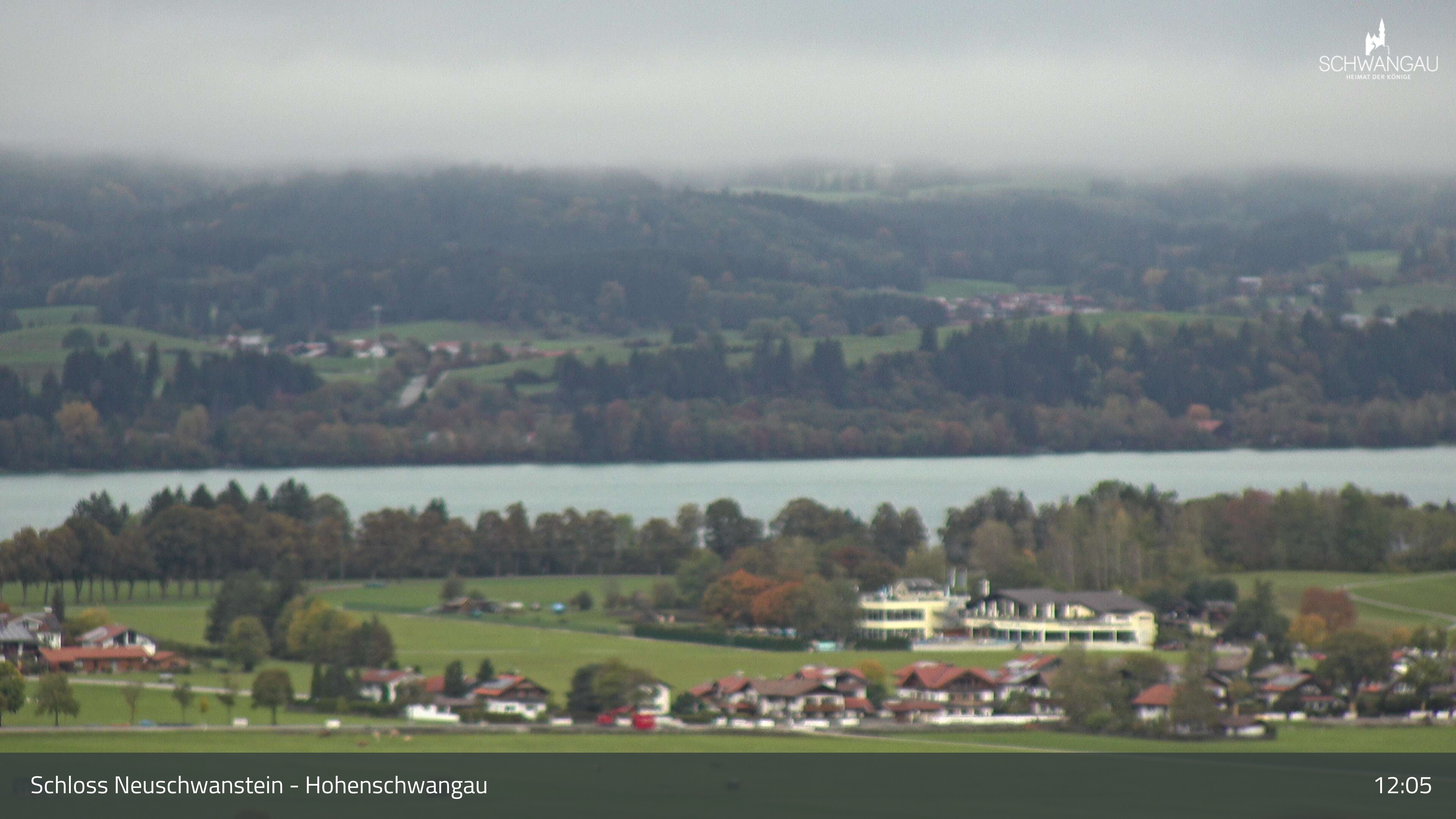 Archiv Foto Webcam Forggensee, Südufer und Schwangau