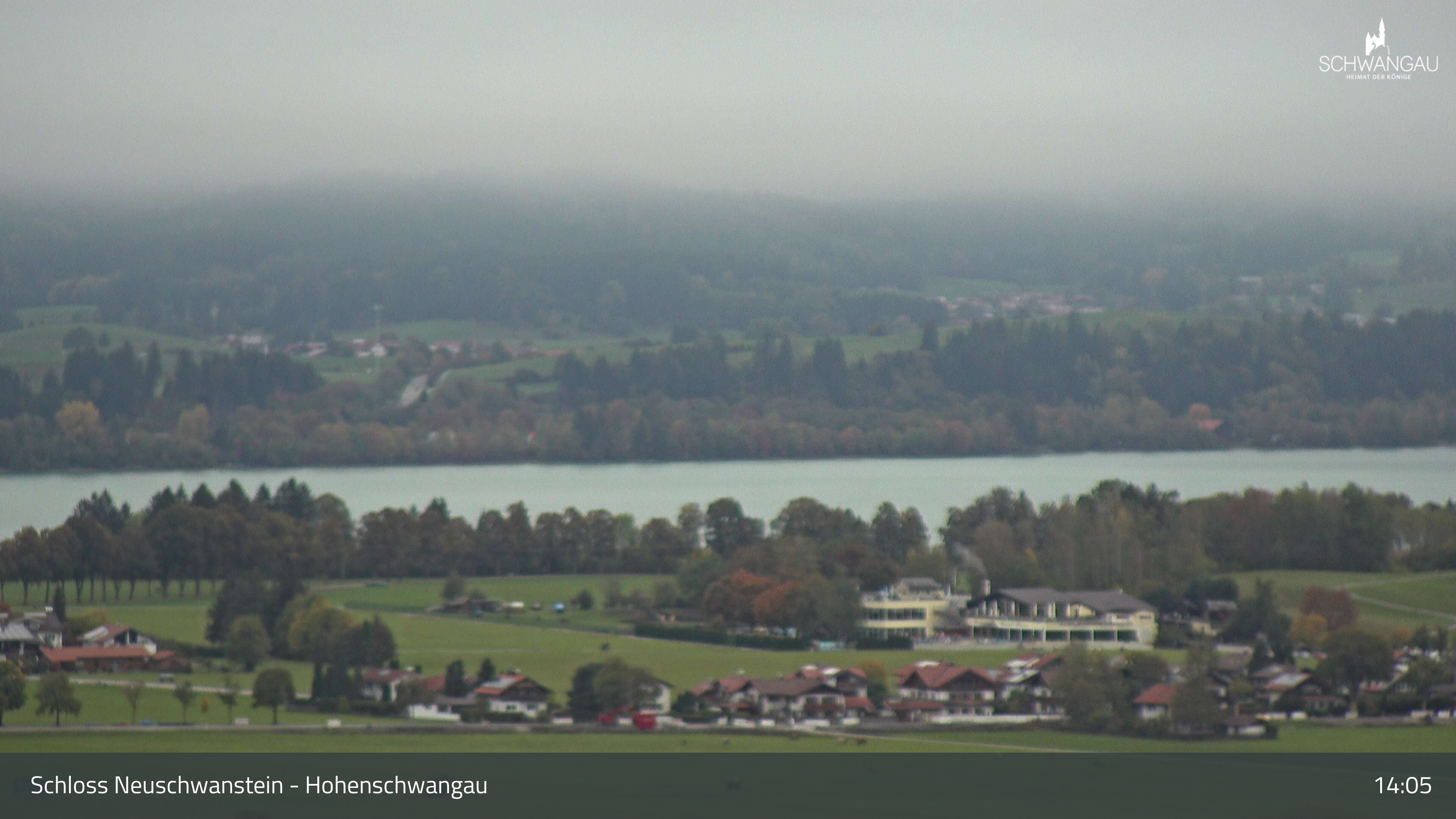 Archiv Foto Webcam Forggensee, Südufer und Schwangau