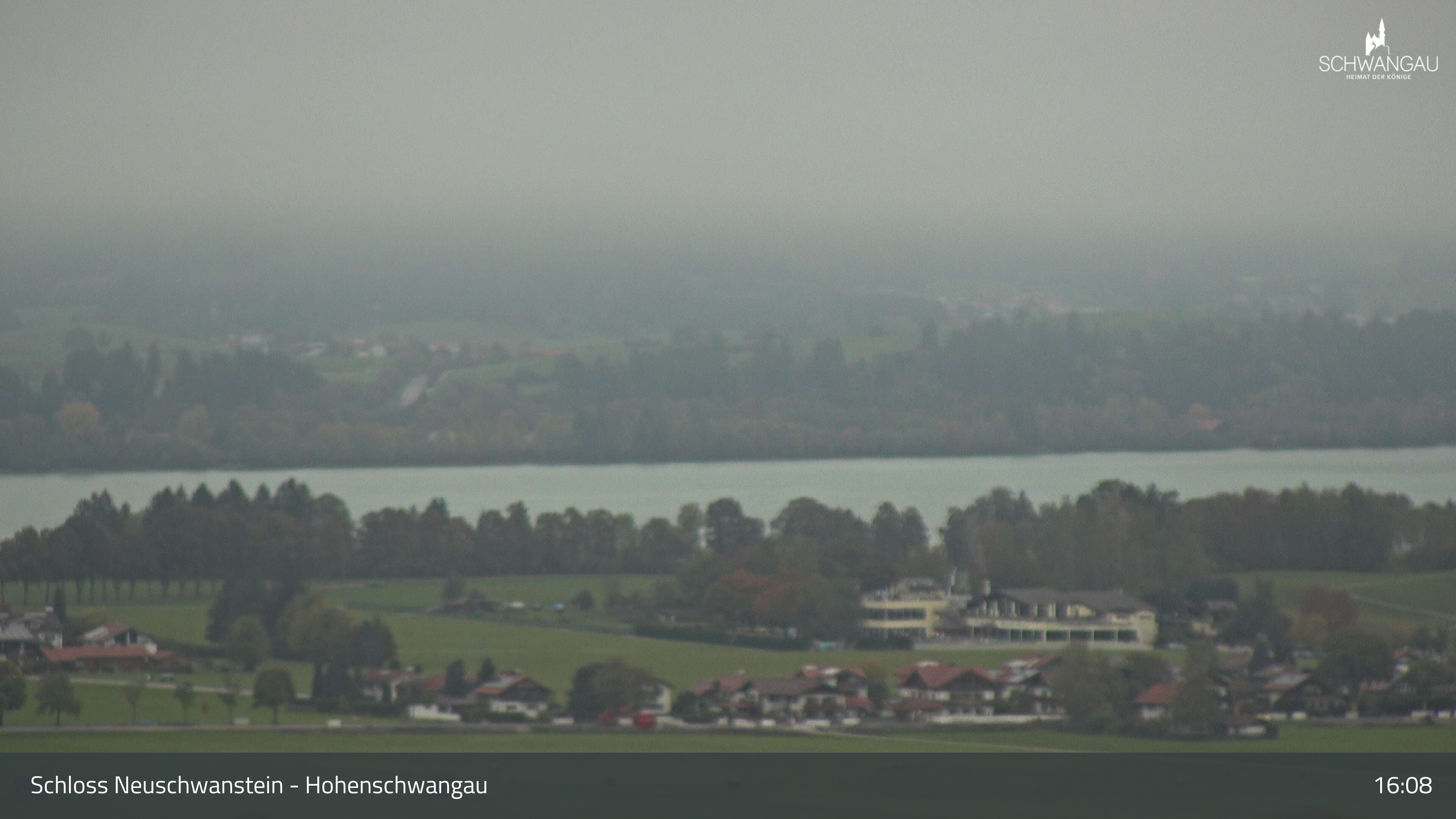 Archiv Foto Webcam Forggensee, Südufer und Schwangau