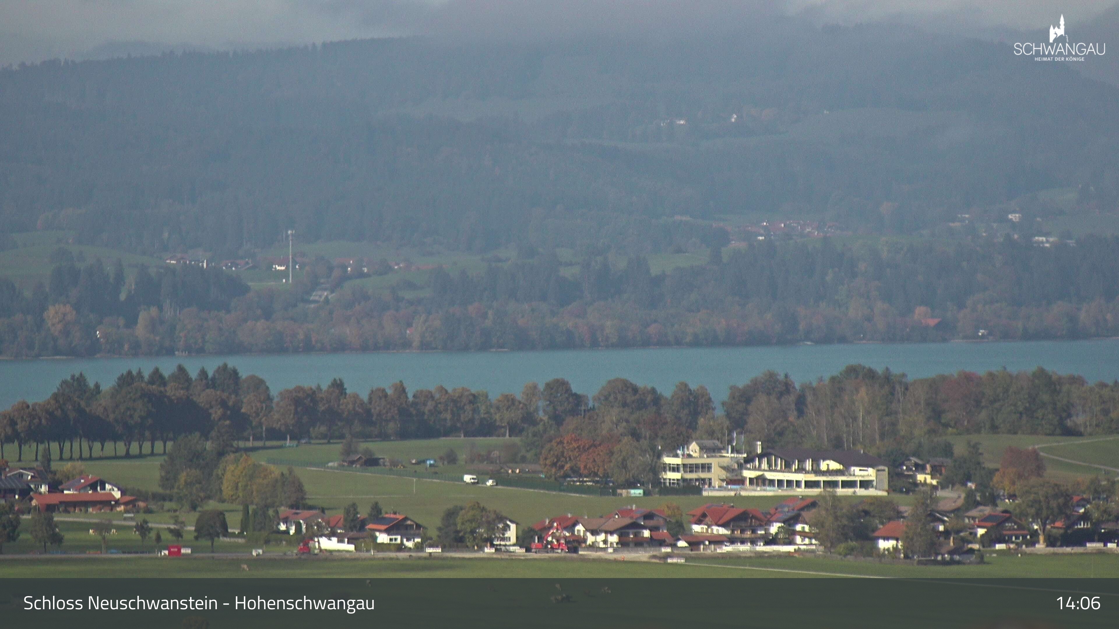 Archiv Foto Webcam Forggensee, Südufer und Schwangau