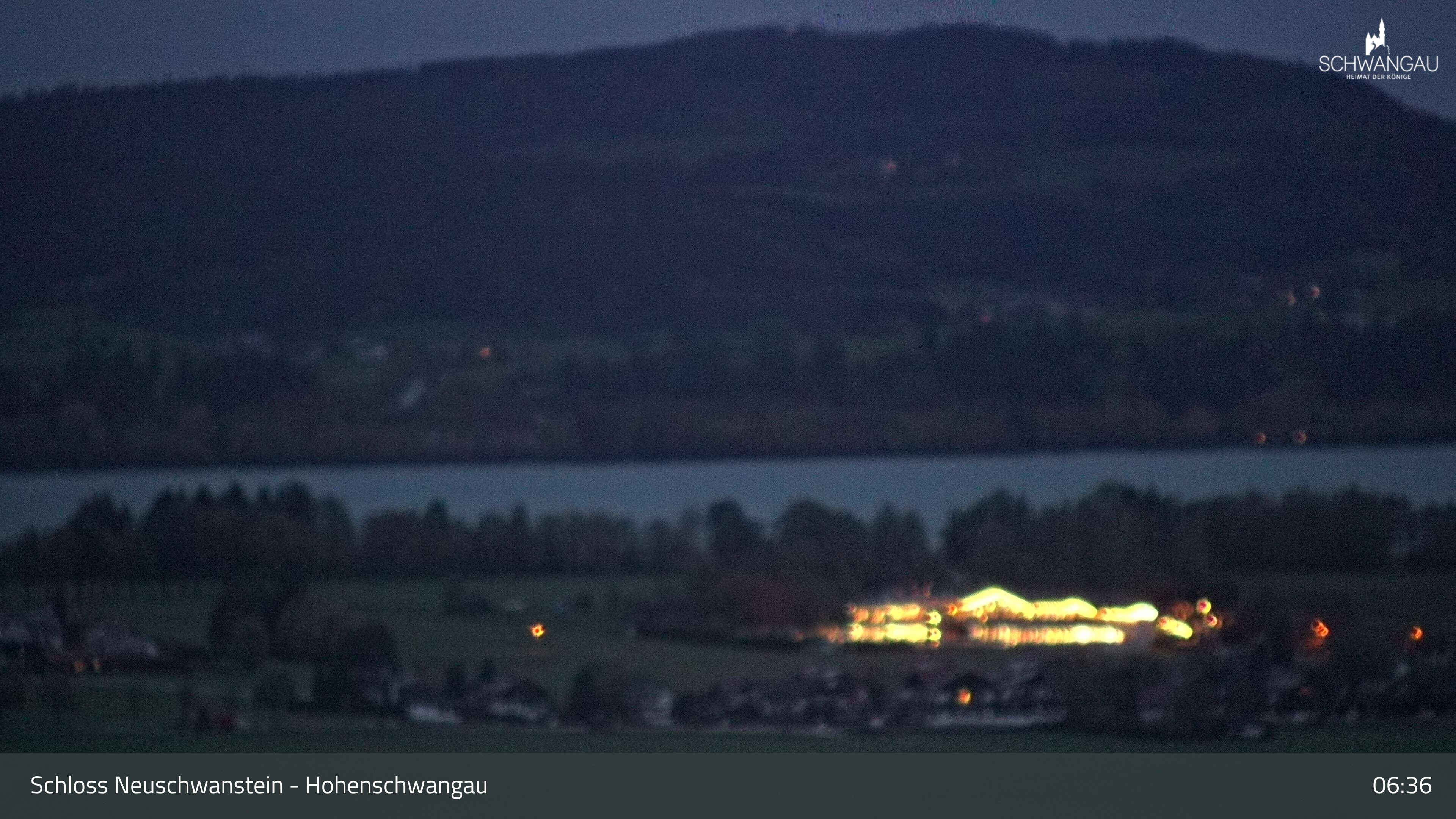 Archiv Foto Webcam Forggensee, Südufer und Schwangau